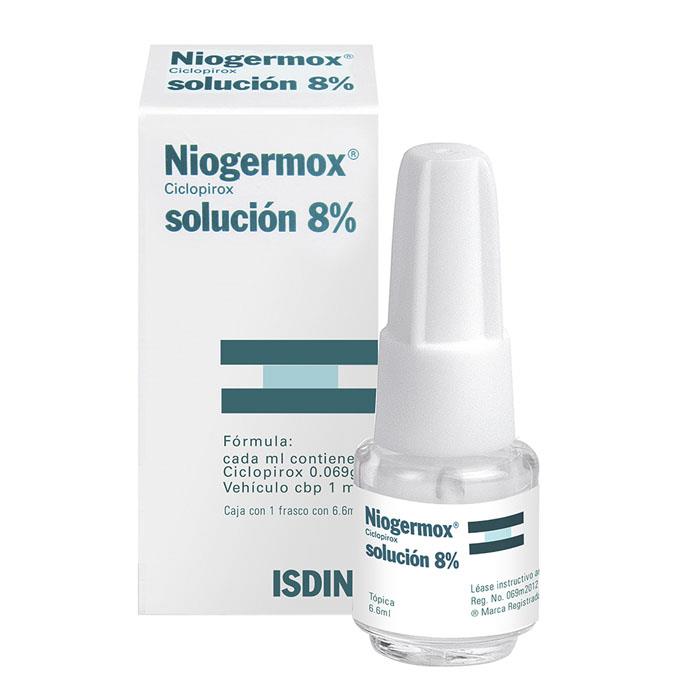 Foto 2 pulgar | Niogermox Solución Isdin 8% Frasco 6.6ml