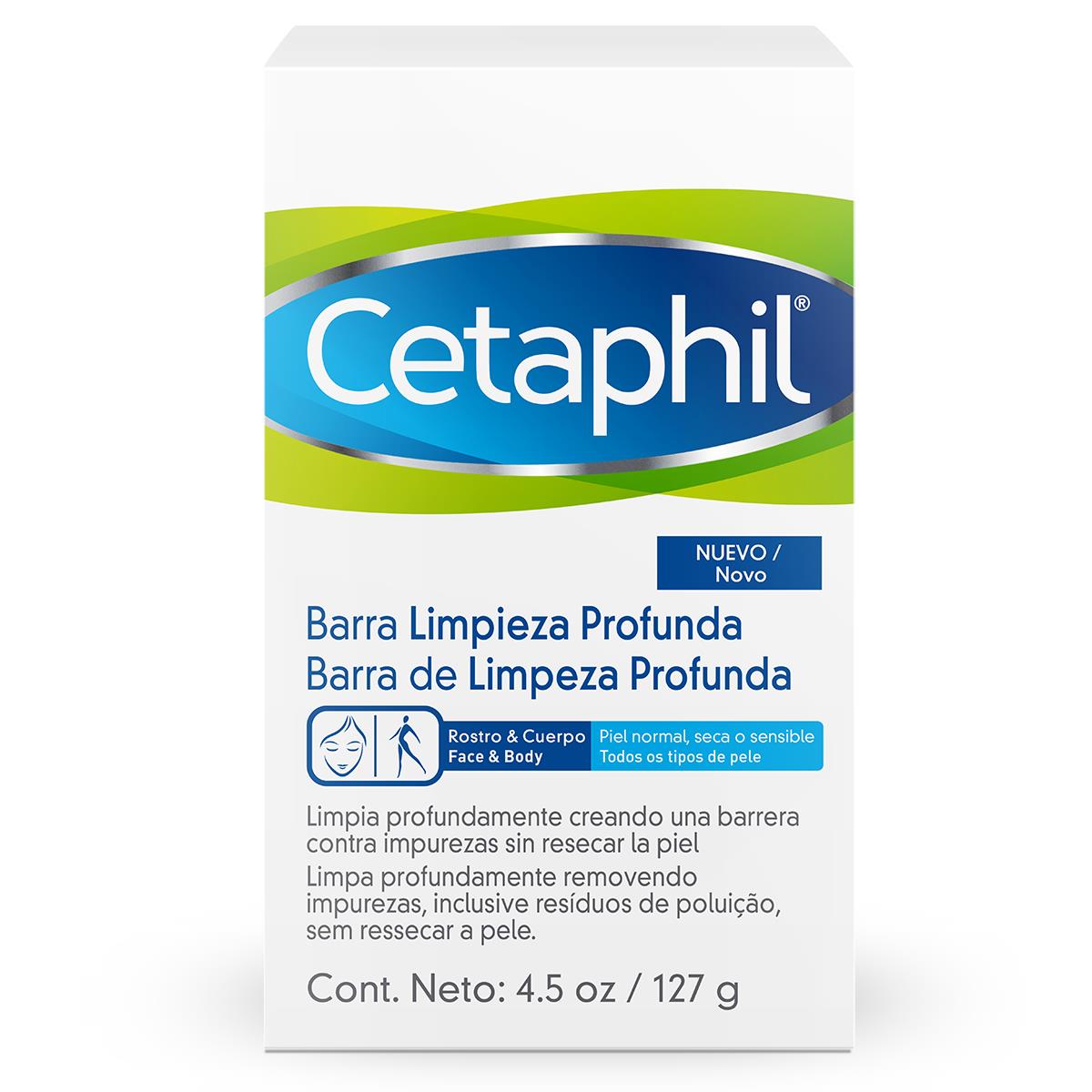 Foto 2 pulgar | Barra Limpieza Profunda Cetaphil 127g