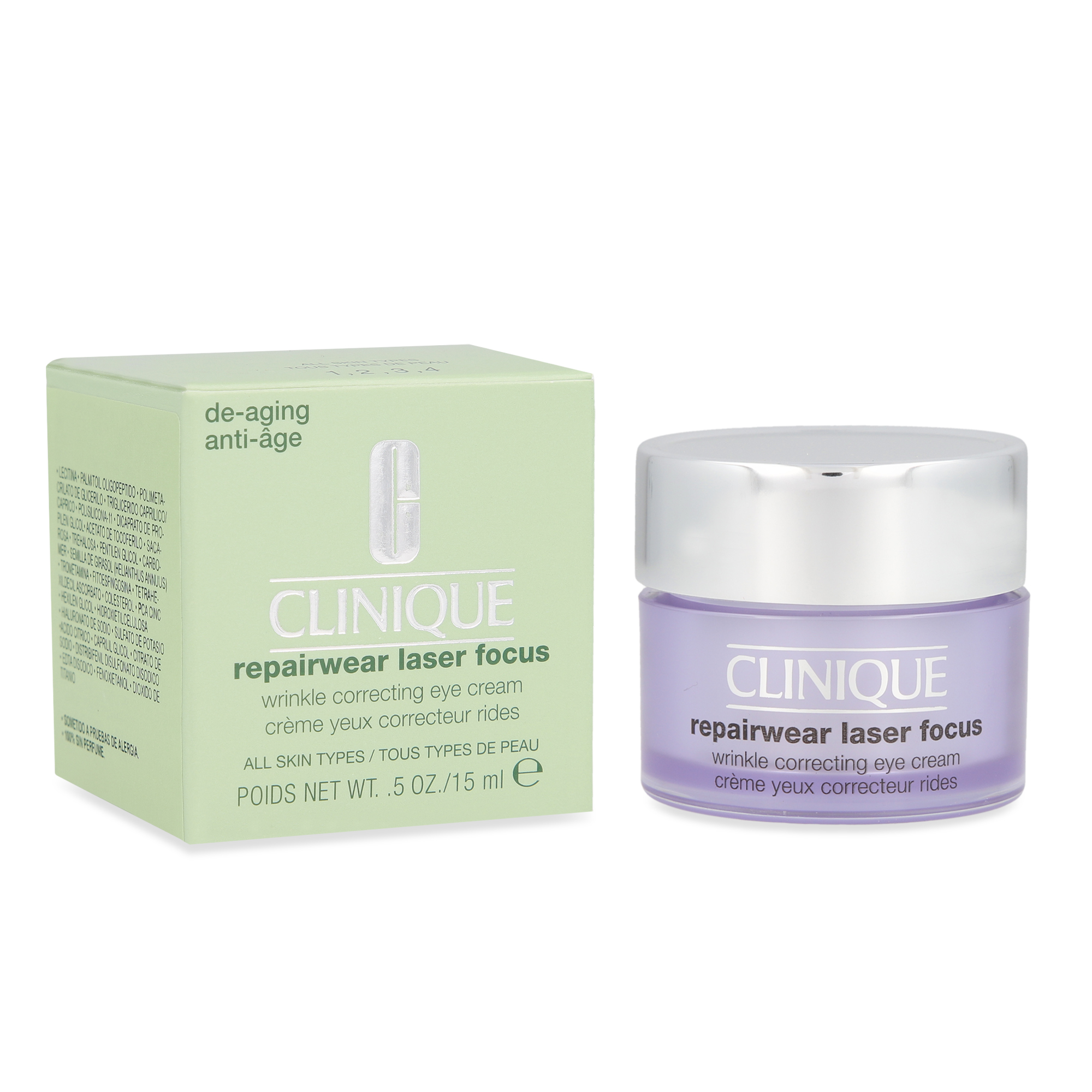 Foto 2 pulgar | Crema para Ojos Clinique Repair Laser Focus Wrinkle Correcting Eye Cream 50 ml