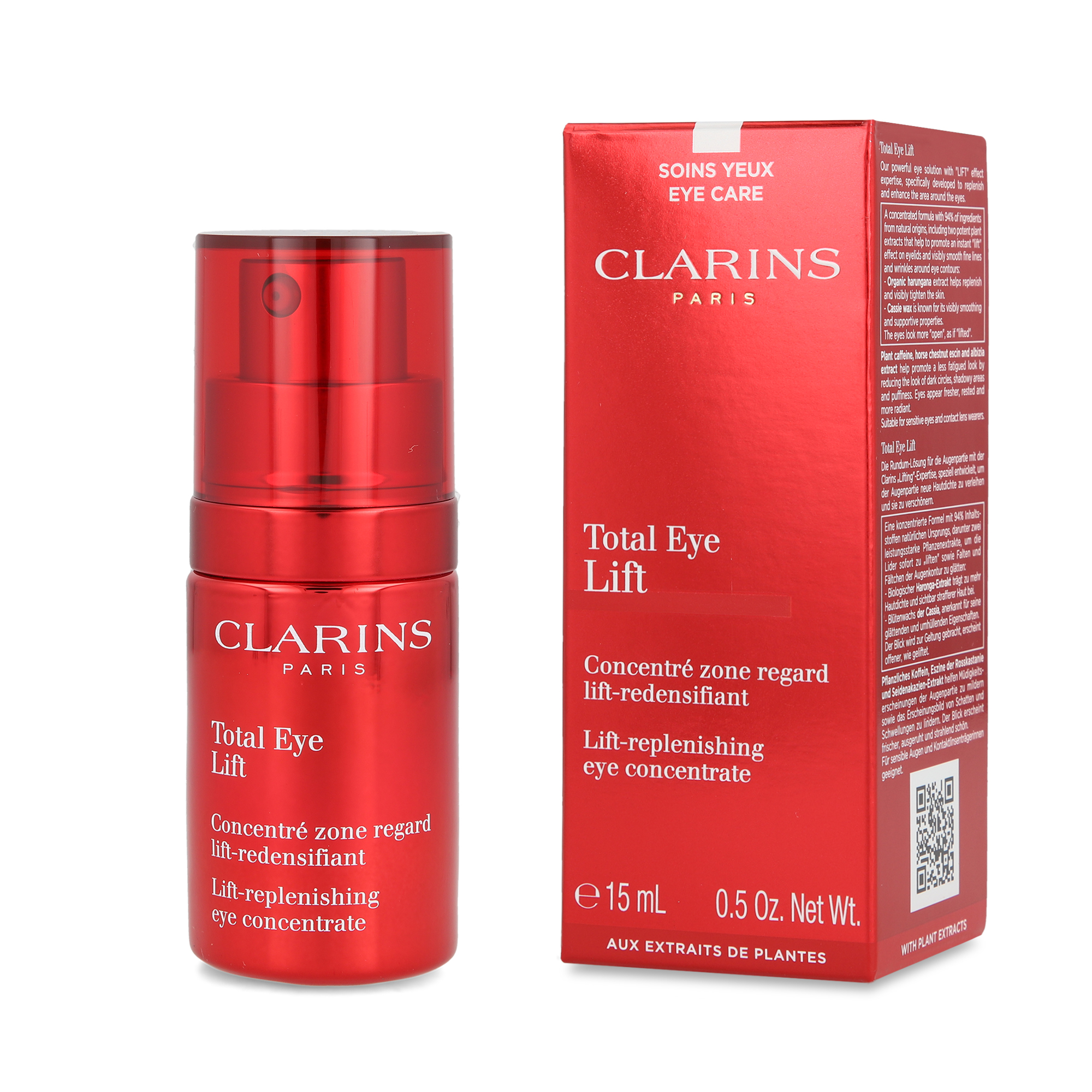 Foto 2 pulgar | Tratamiento de Ojos Clarins Total Eye Lift 15 ml