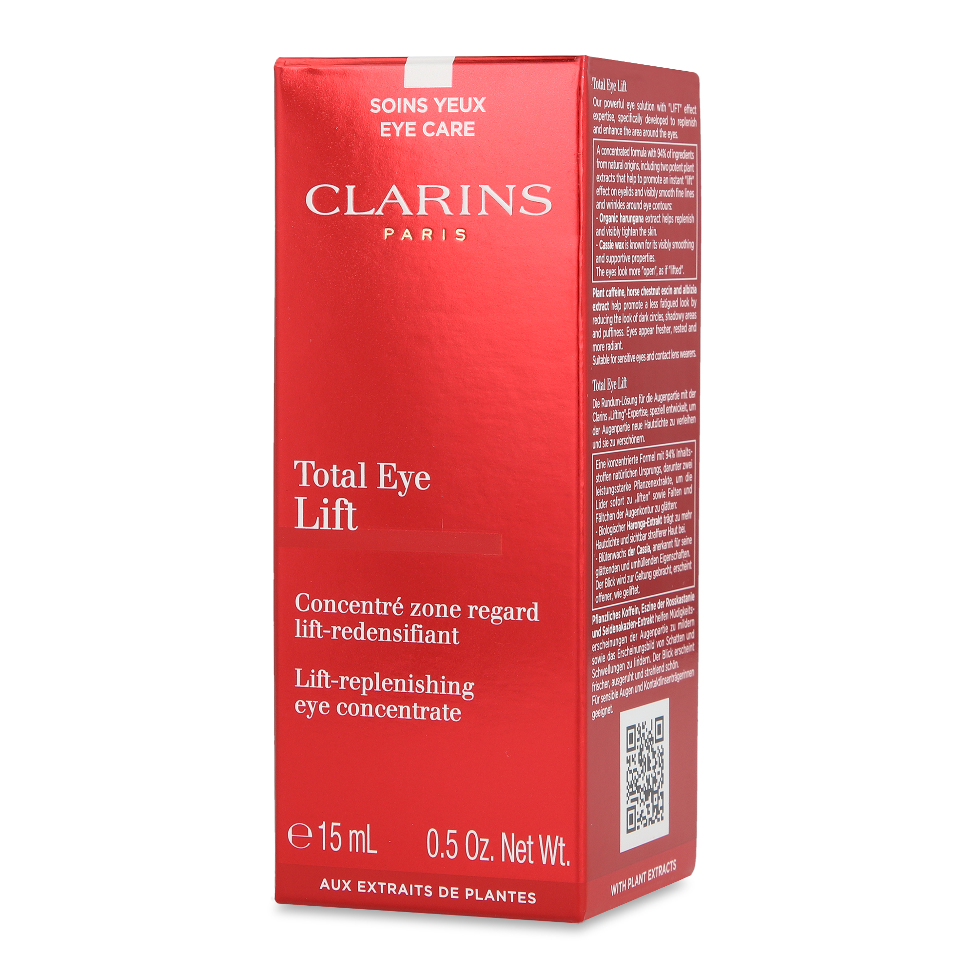 Foto 4 pulgar | Tratamiento de Ojos Clarins Total Eye Lift 15 ml