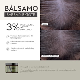 Foto 3 | Bálsamo para Crecimiento de Barba y Bigote Not-Minox 3% Ingrediente Activo 90 ml