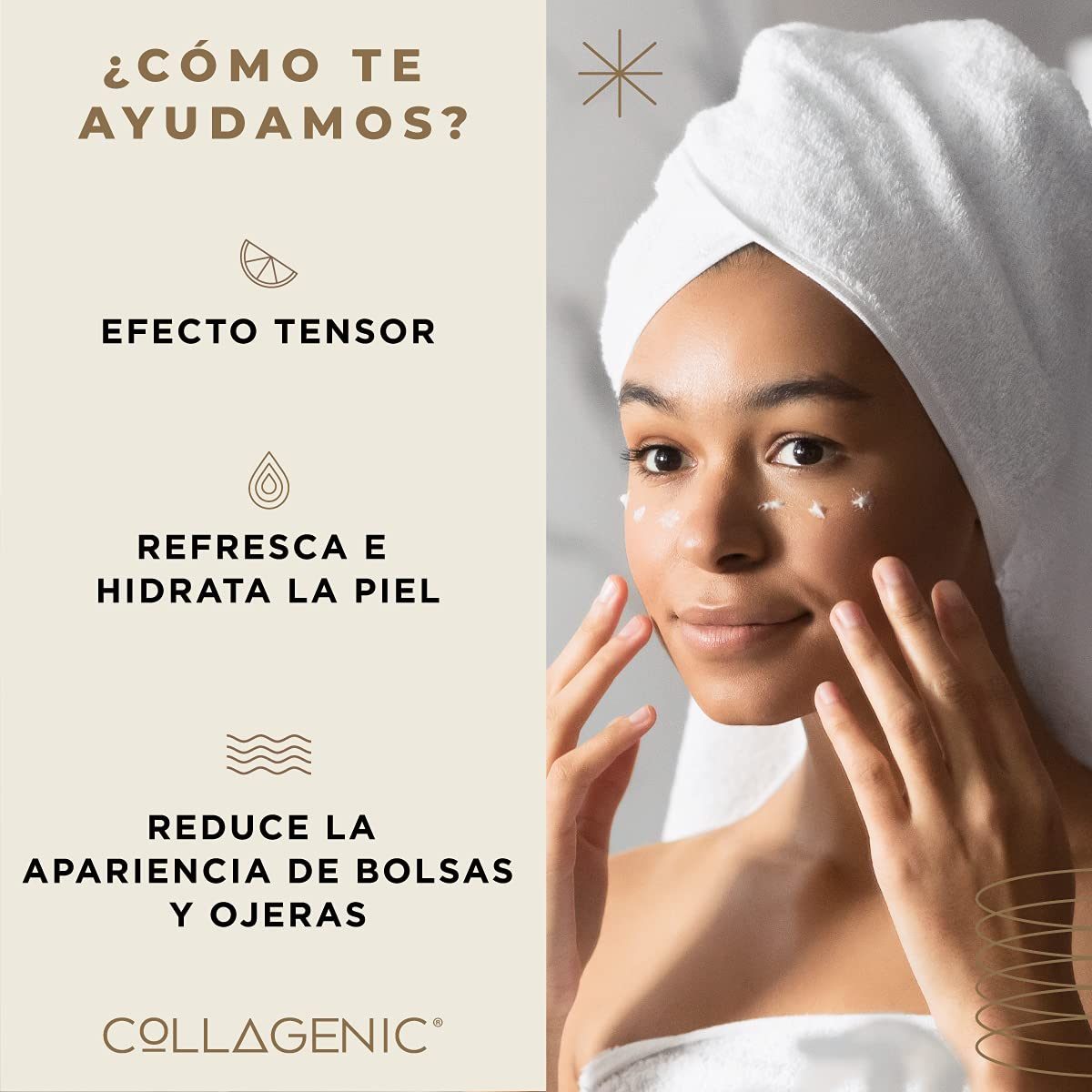 Foto 6 pulgar | Kit 2 Crema Reparadora Contorno Ojos Collagenic Hialurónico Colágeno