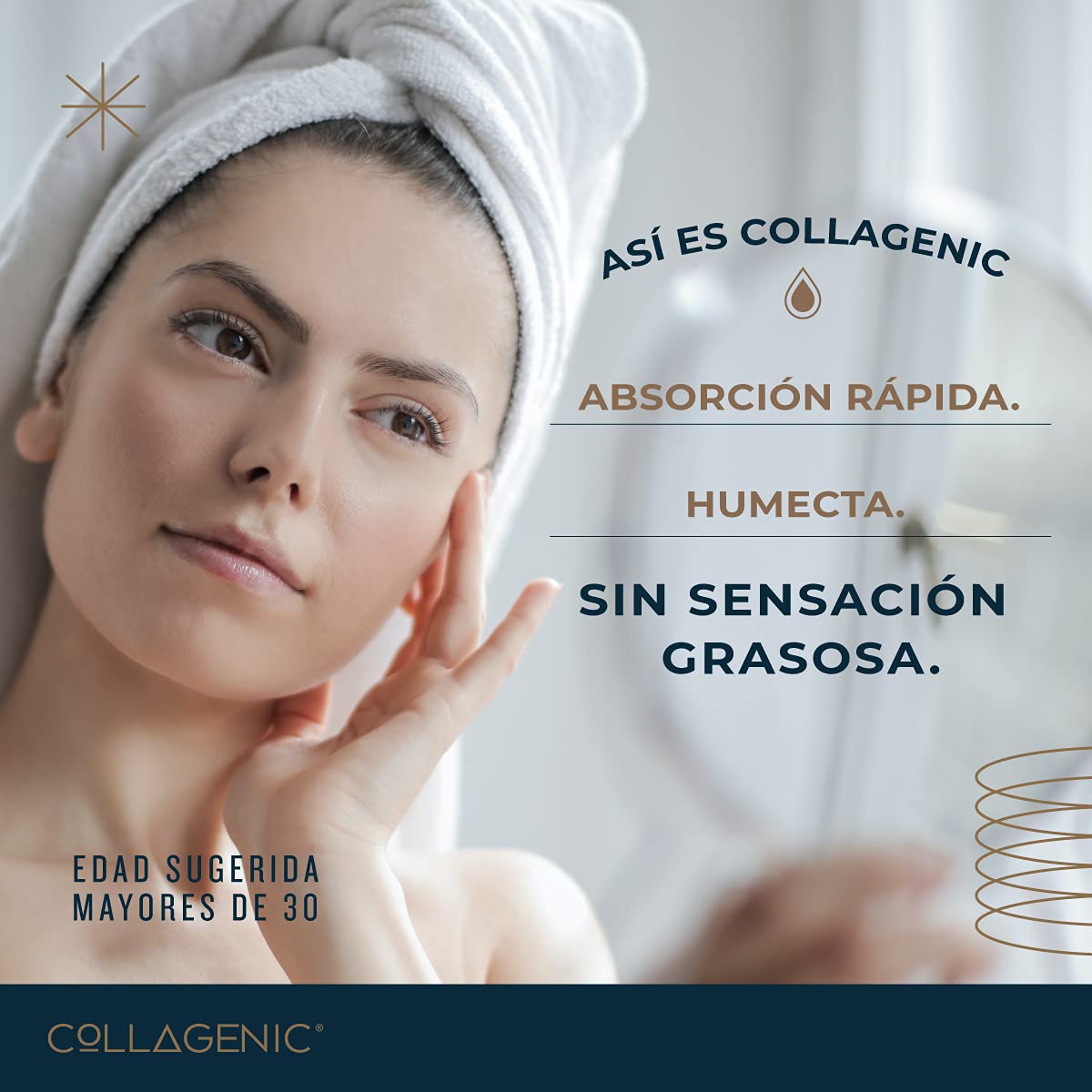 Foto 7 | Kit 2 Crema Reparadora Contorno Ojos Collagenic Hialurónico Colágeno