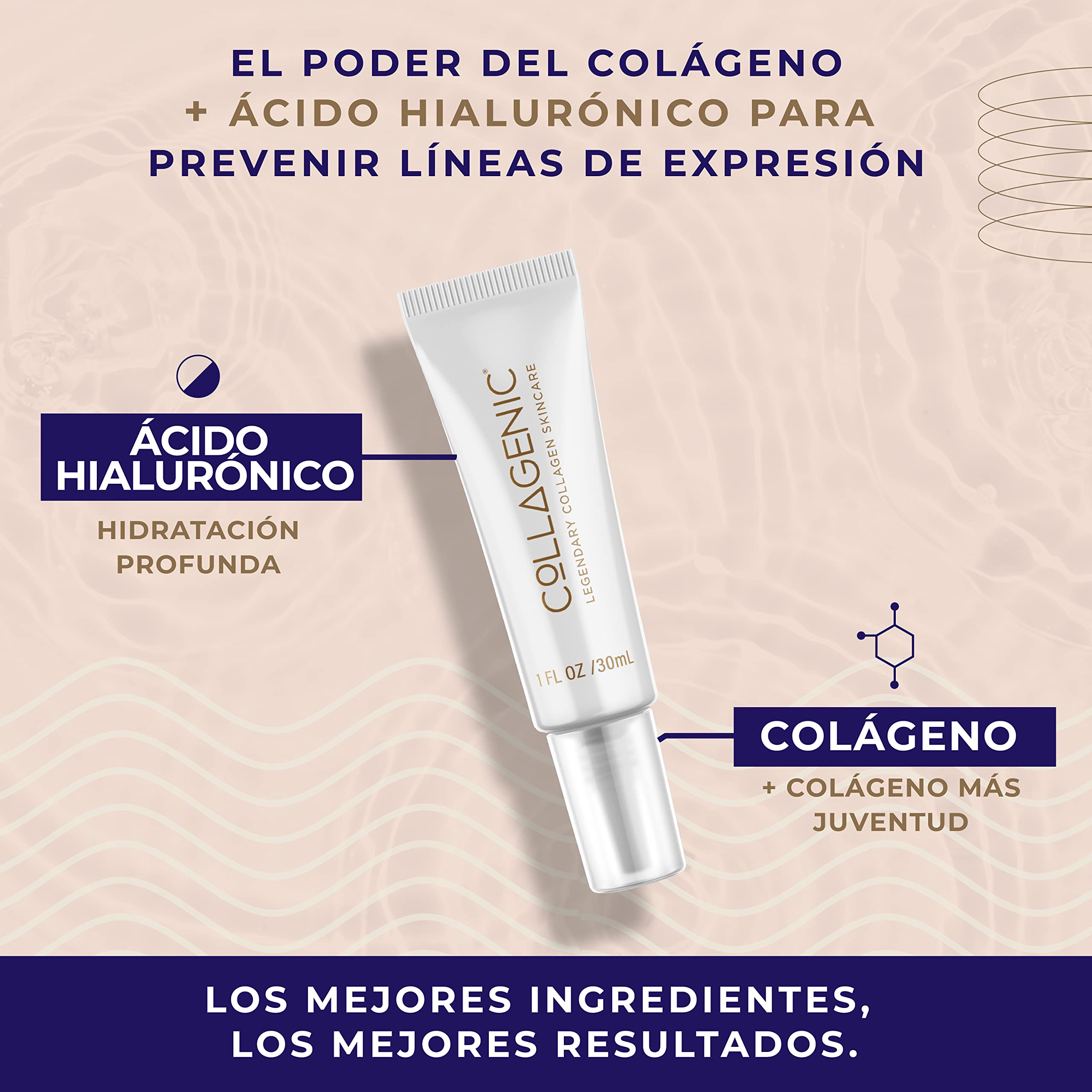 Foto 6 | Kit 2 Sérums Faciales + Gel Limpiador + Crema Contorno Ojos Collagenic