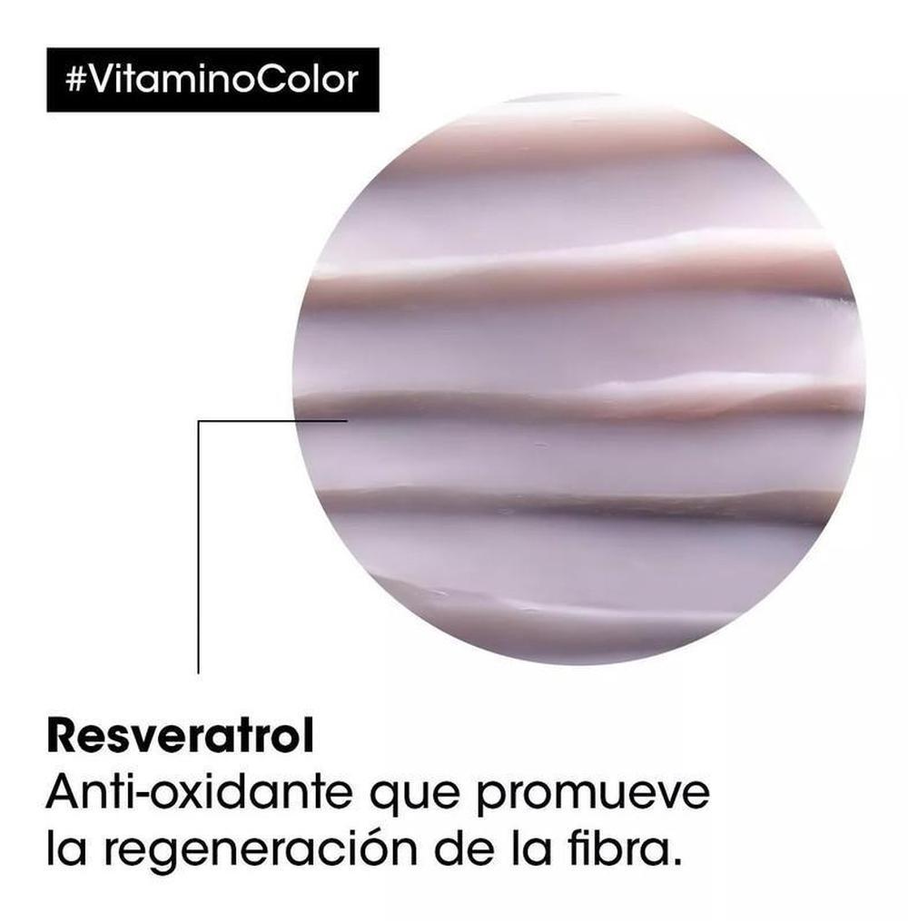 Foto 3 pulgar | Mascarilla L'oréal Color Vitaminado Resveratrol 500 ML