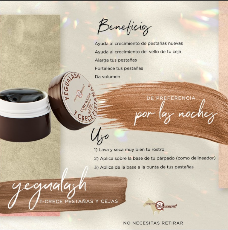 Foto 2 | Yegualash – Crece Pestañas Y Crece Cejas En Gel, Yeguada La Reserva 15gr (1 Pieza)