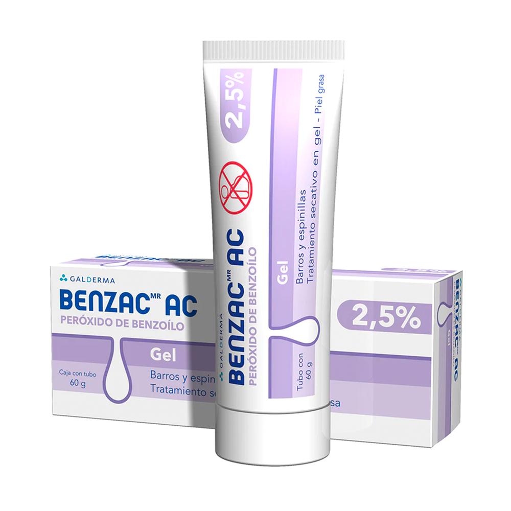 Foto 2 pulgar | Gel Benzac AC 2.50% 60 G