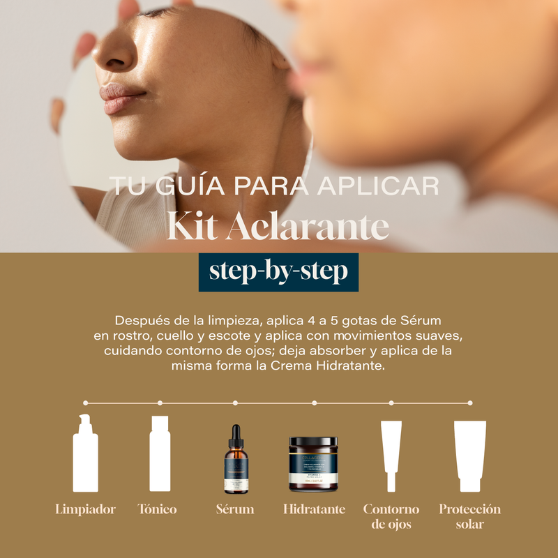 Foto 6 pulgar | Kit Tratamiento Aclarante Serum Vitamina C 50ml + Crema Aclarante 60ml Collagenic