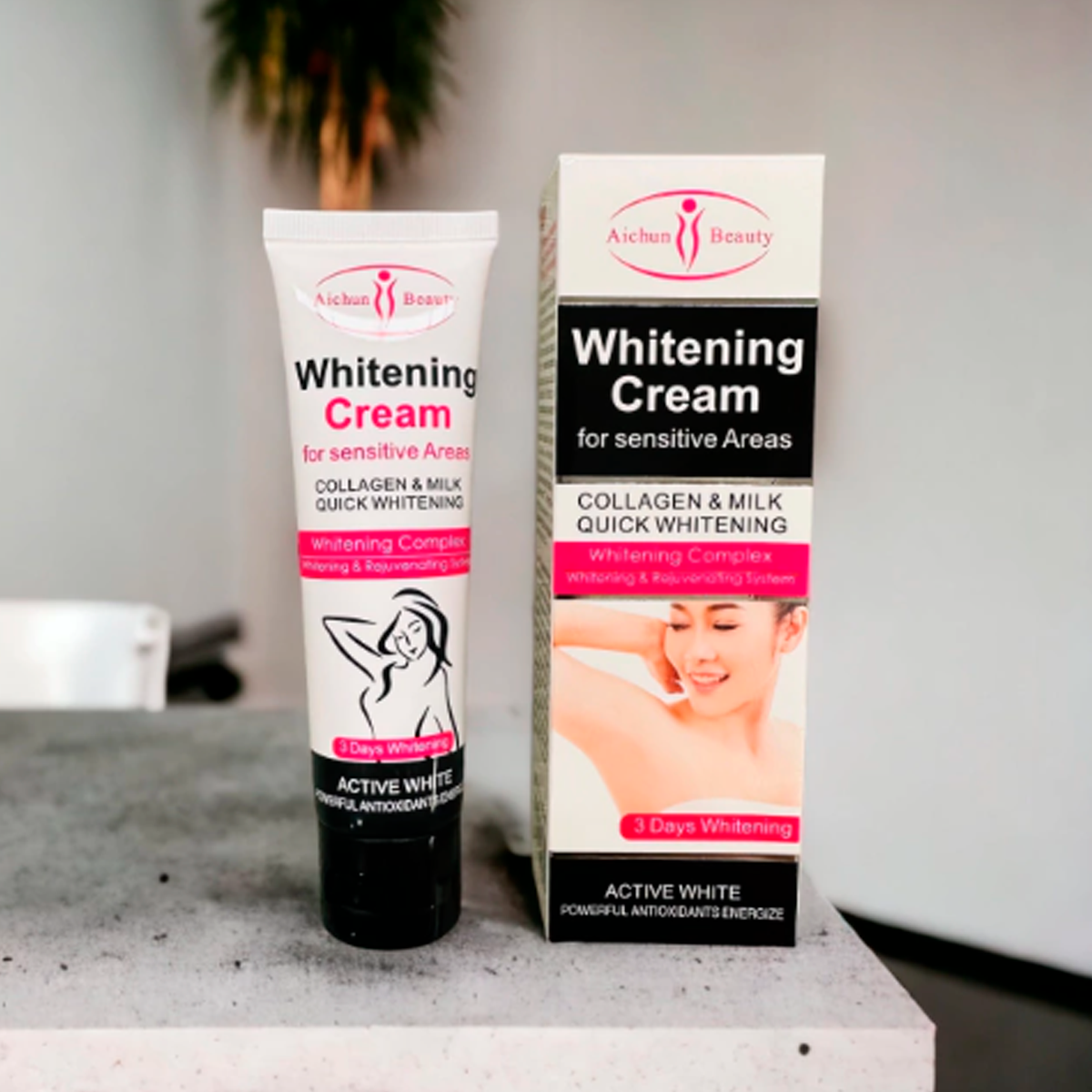 Foto 2 | Aichun Beauty Crema Aclarante De Axilas Y Partes Íntimas 1pz Tipo De Envase Tubo Fragancia Flores