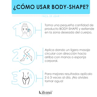 Foto 7 | Gel Reductor Moldeador Corporal Kilani Con Algas Marinas y Elastina - Tonificante - 300 Ml