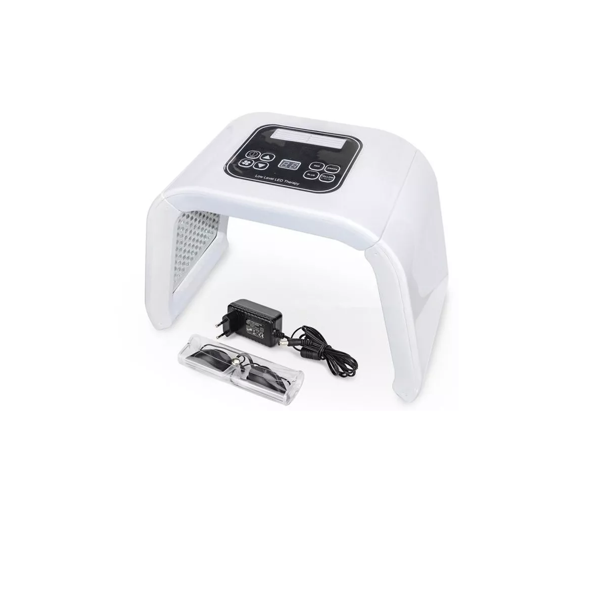 Máquina Terapia Facial con Luz Led de 7 Colores Eo Safe Imports ESI-11717 Blanco