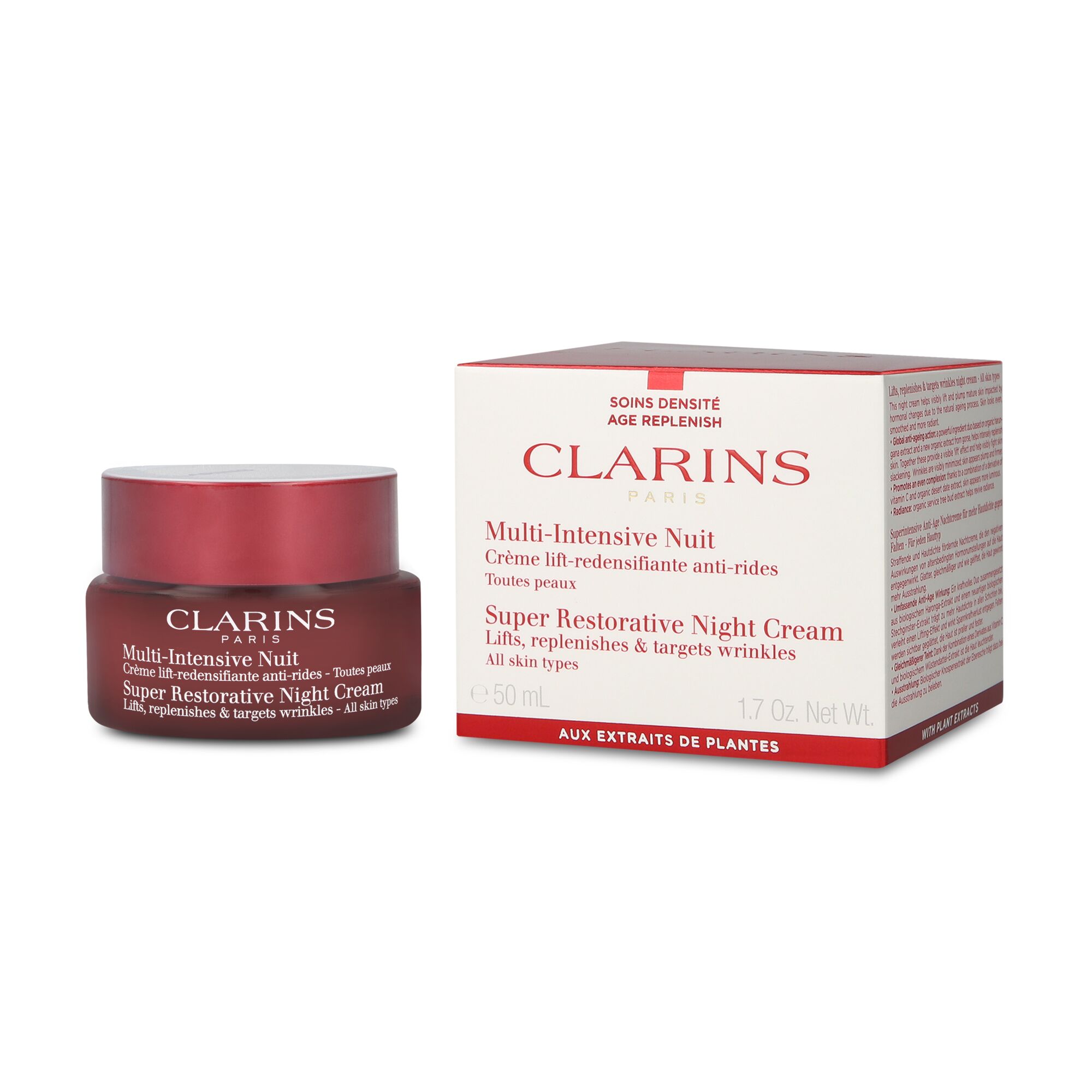 Foto 2 pulgar | Crema De Noche Clarins -super Restorative Night Cream