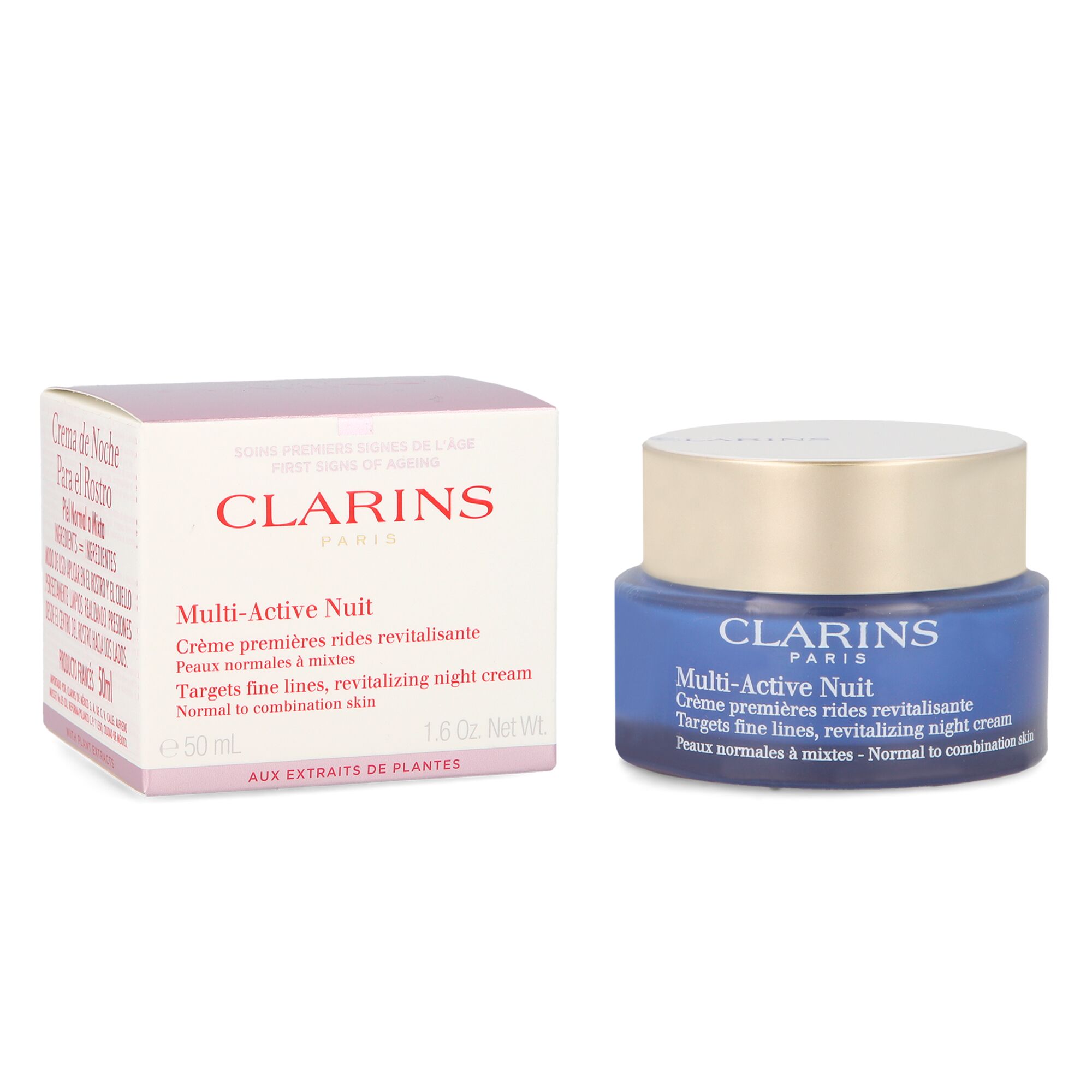 Foto 2 pulgar | Crema Revitalizante De Noche Clarins -multi-active Night