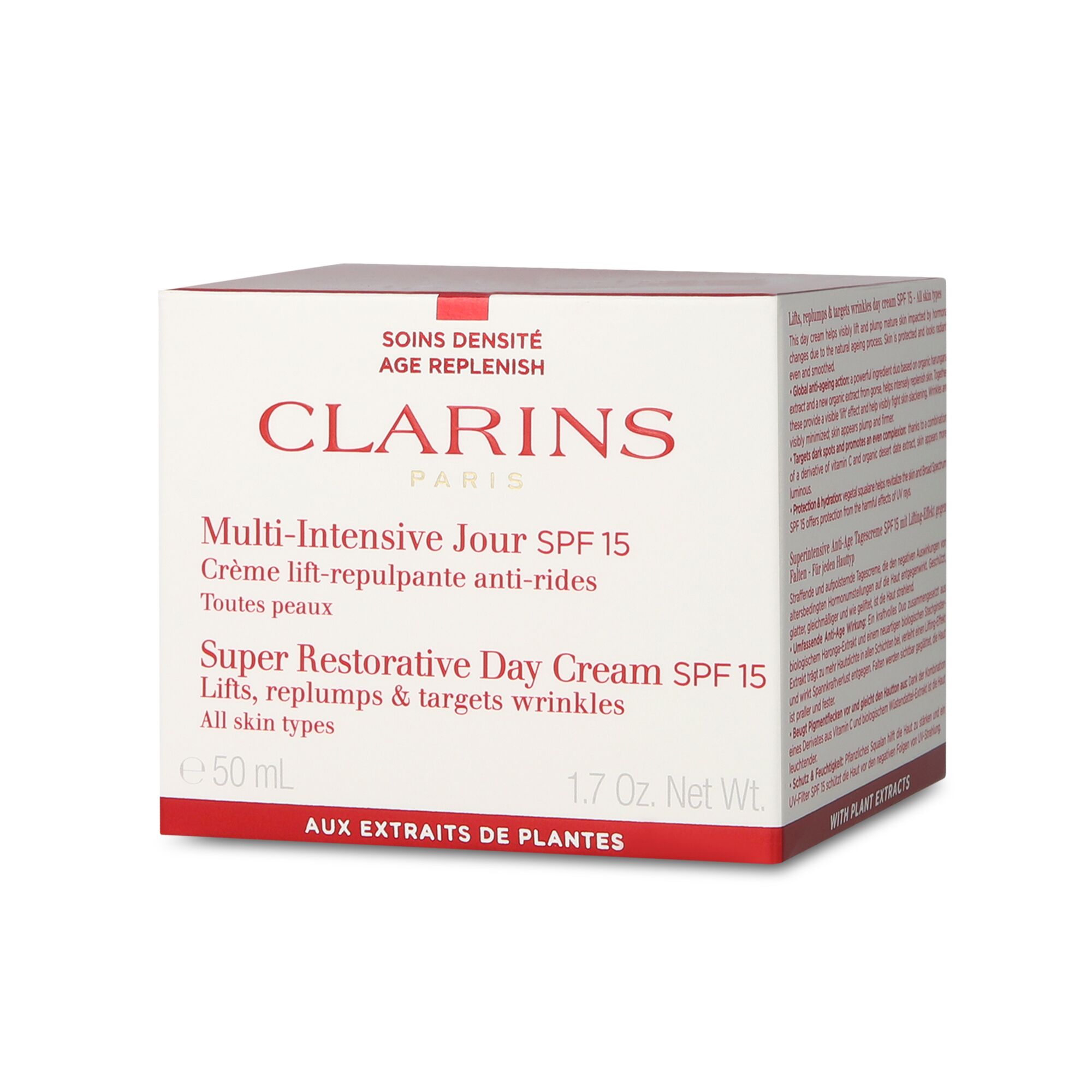 Foto 4 pulgar | Crema De Dia Clarins -super Restorative Day Cream Spf 15