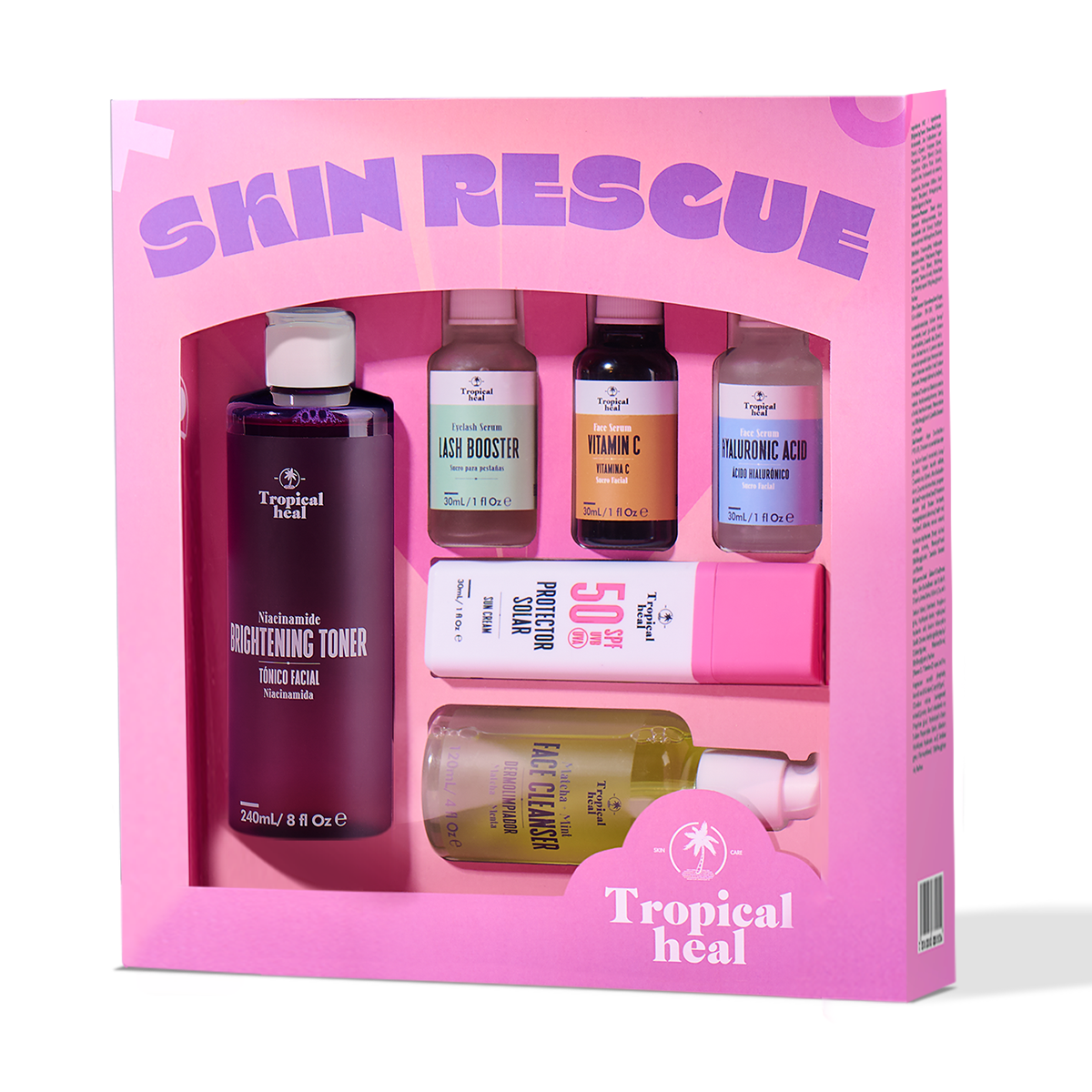 Kit Facial Reparador para Día y Noche Skin Rescue