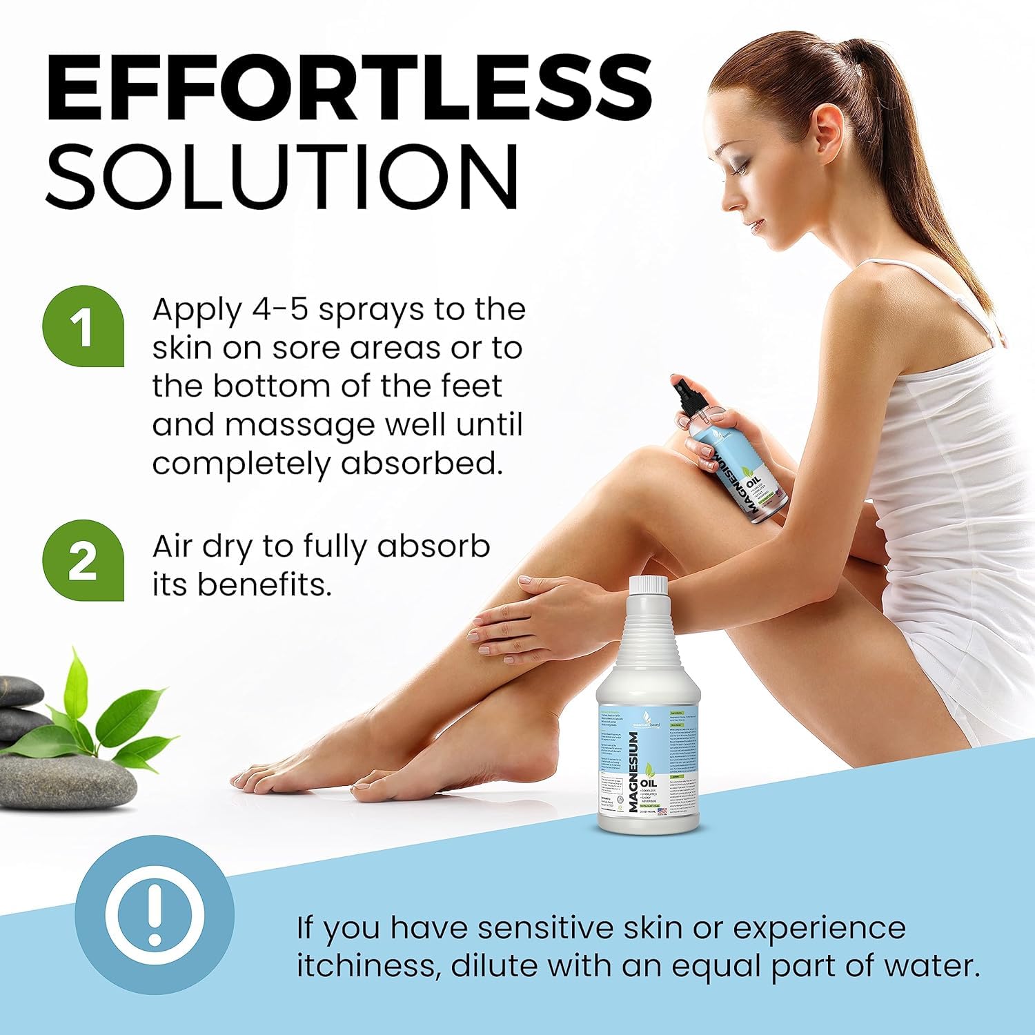 Foto 5 pulgar | Spray de Aceite De Magnesio essentiallybased Extra Strength 960 Ml - Venta Internacional