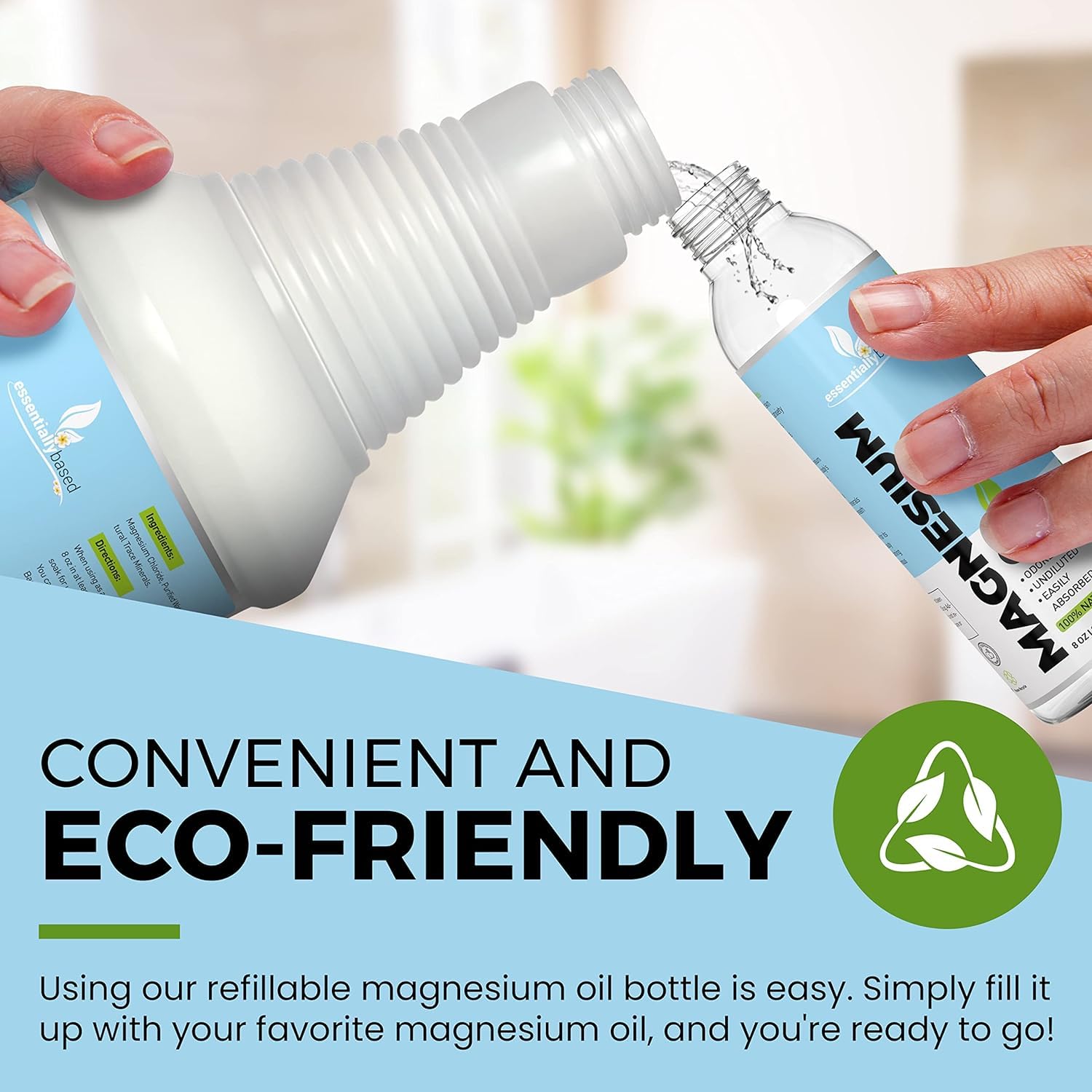 Foto 7 pulgar | Spray de Aceite De Magnesio essentiallybased Extra Strength 960 Ml - Venta Internacional