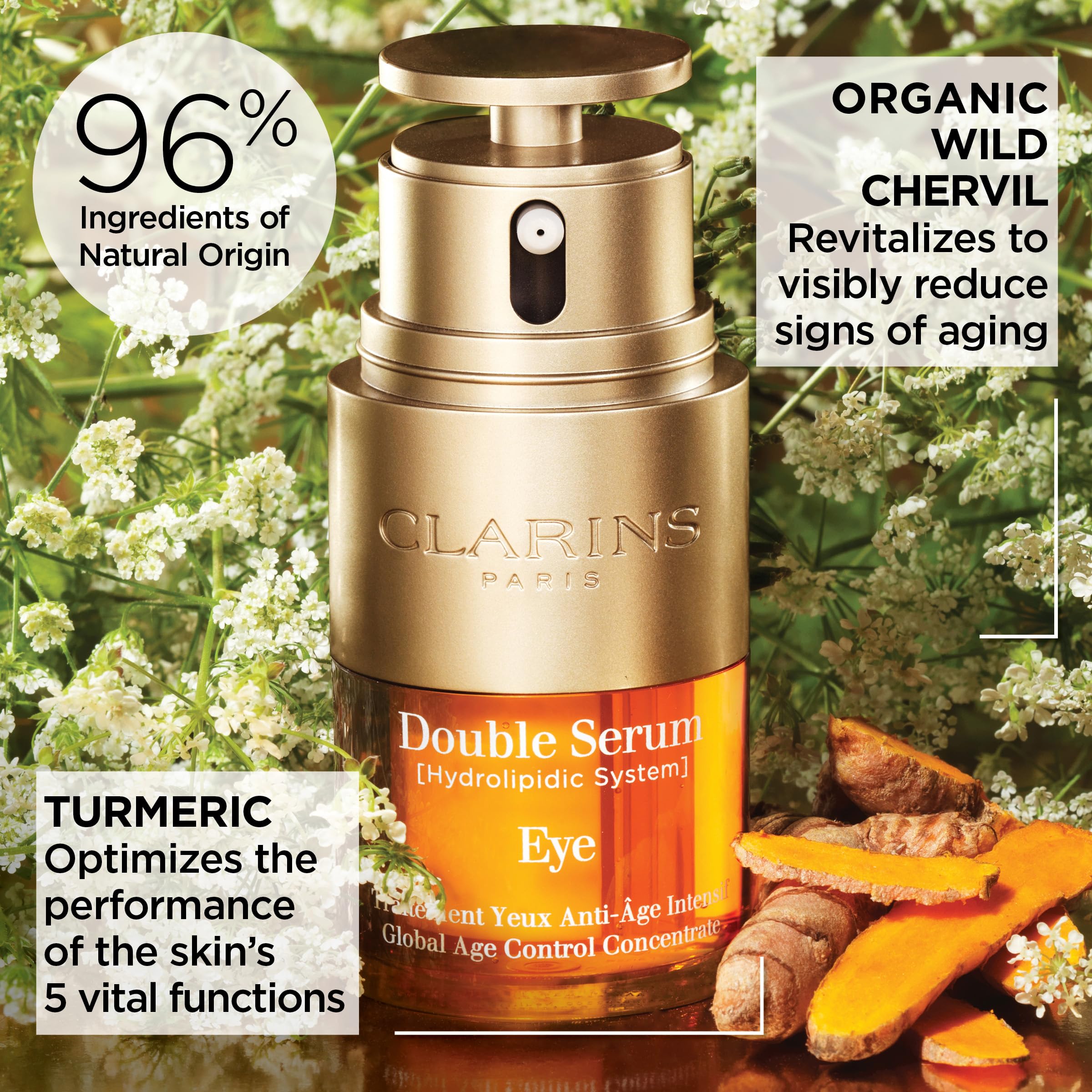 Foto 4 pulgar | Tratamiento para Ojos Clarins Double Serum Antiedad 18 ml - Venta Internacional