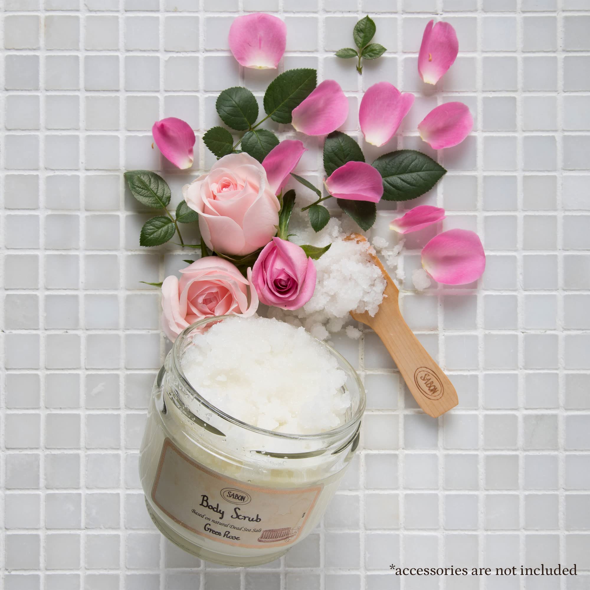 Foto 7 pulgar | Exfoliante Corporal Sabon Green Rose con Sal del Mar Muerto 625 ml - Venta Internacional