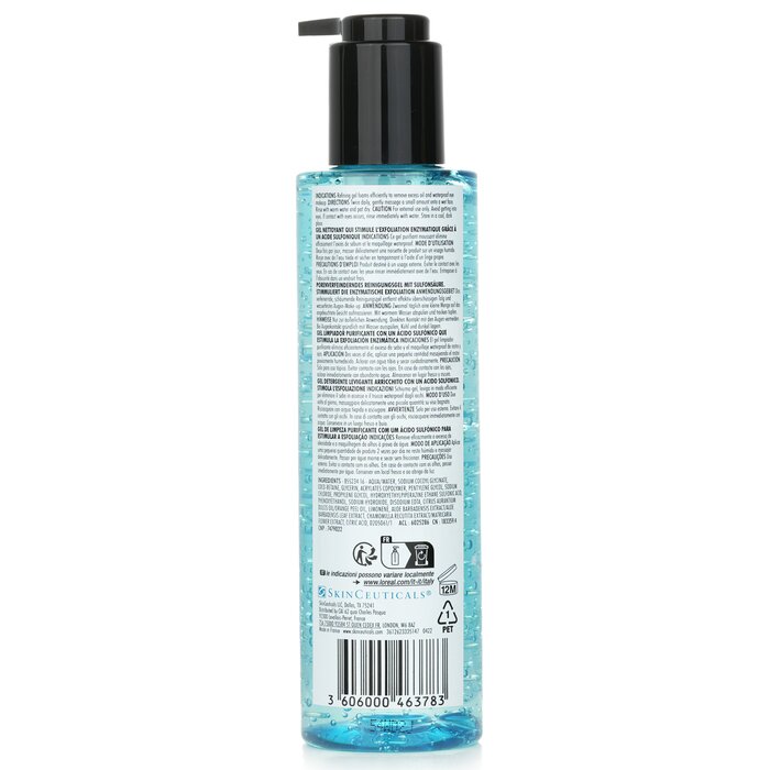 Foto 3 | Limpiador Skin Ceuticals Simply Clean Gel Refining 200 Ml - Venta Internacional.