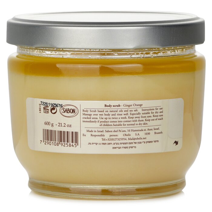 Foto 3 pulgar | Exfoliante Corporal Sabon Ginger Orange Con Sal Del Mar Muerto 250 Ml - 600 G - Venta Internacional.