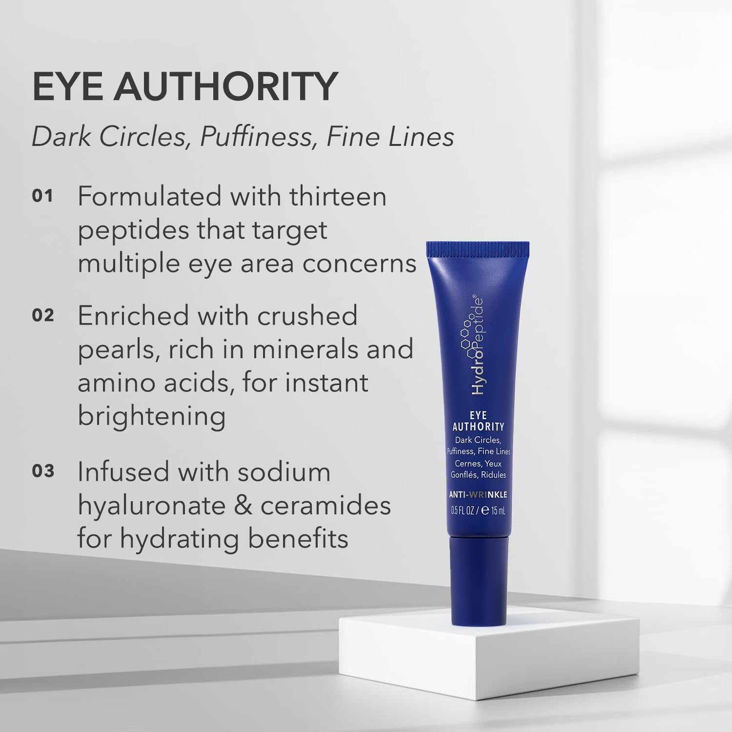 Foto 3 pulgar | Contorno de Ojos Hydropeptide Eye Authority 15 Ml Brightening - Venta Internacional