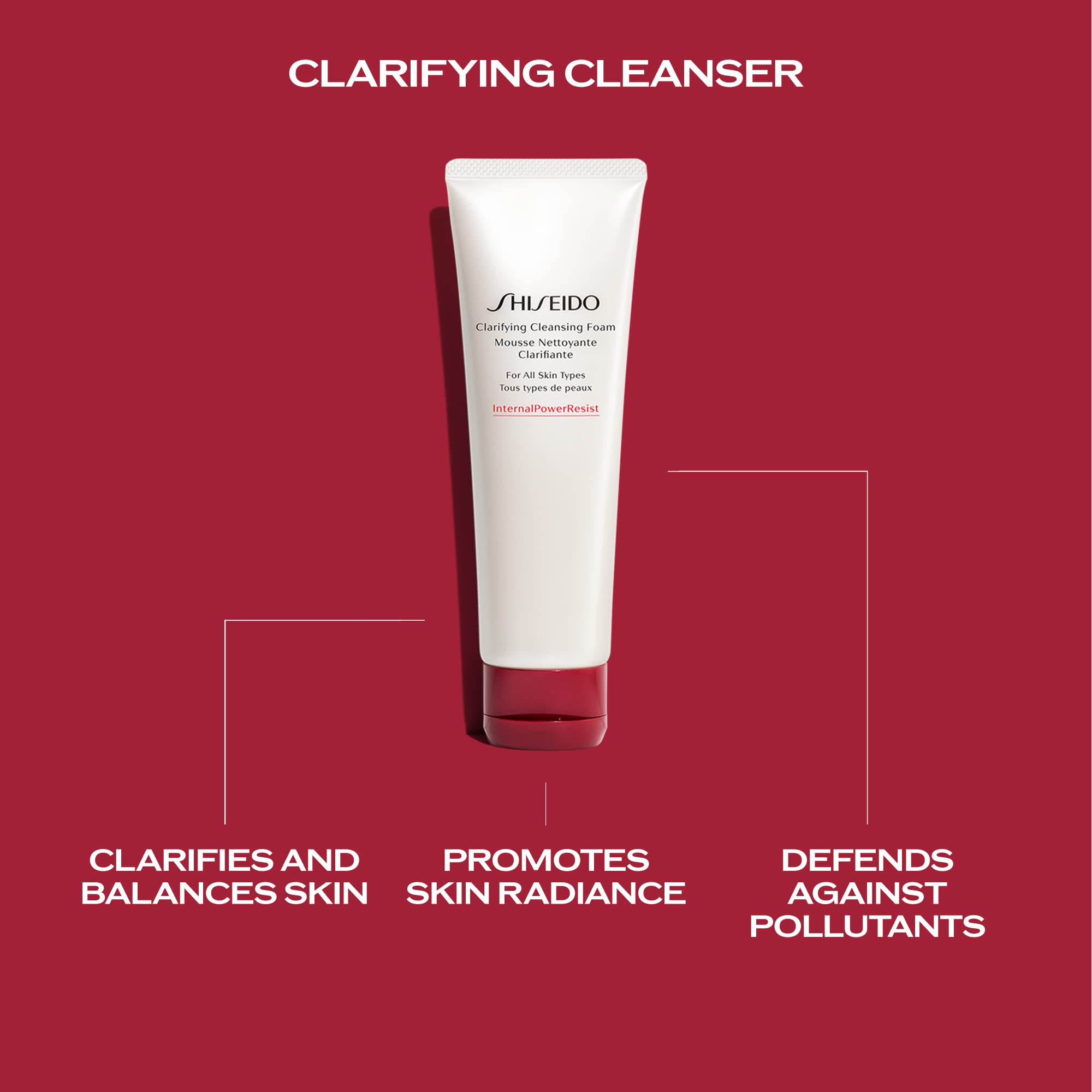 Foto 5 | Espuma Limpiadora Shiseido Clarifying 125 ml Para Todo Tipo De Piel - Venta Internacional