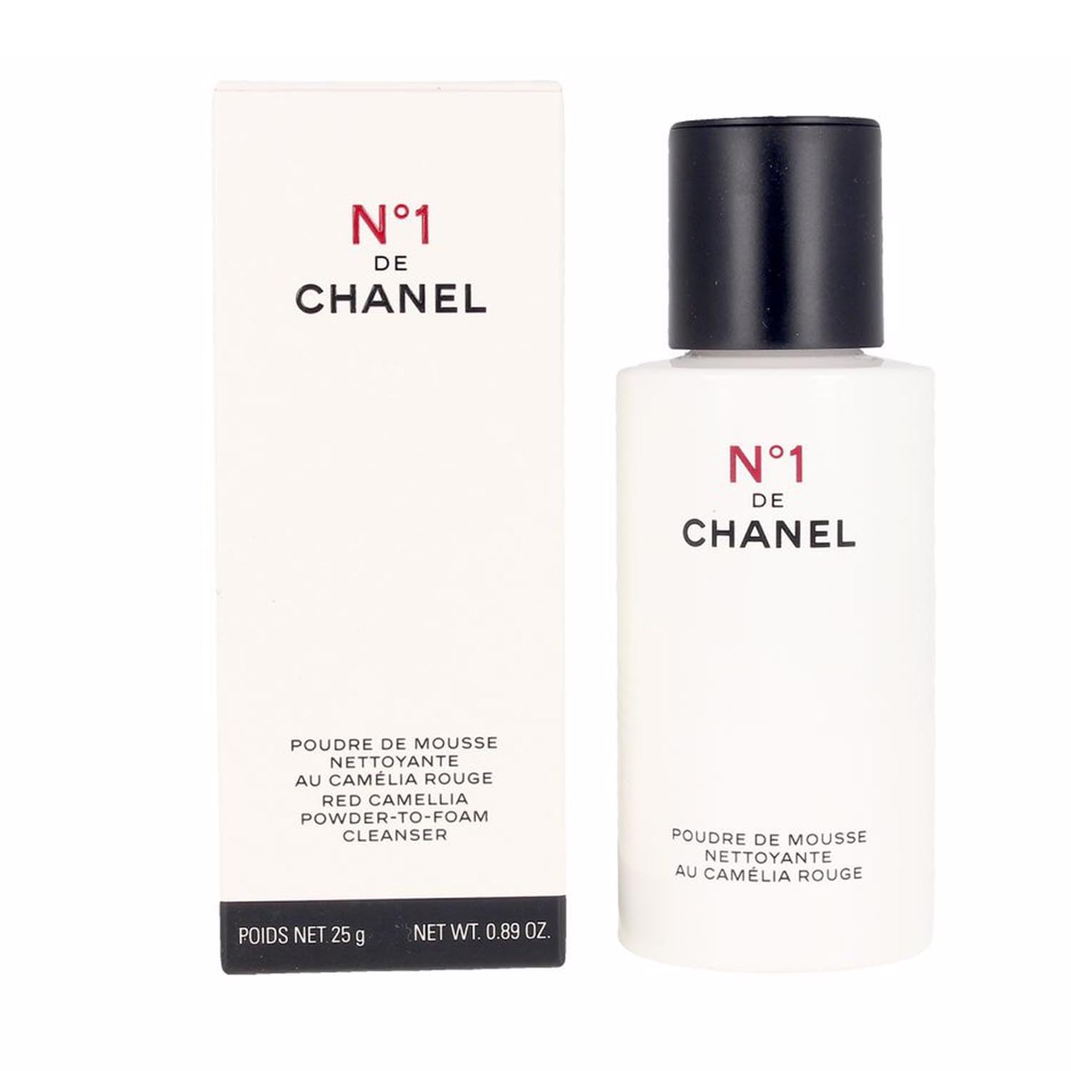 Limpiador Chanel No. 1 En Polvo A Espuma, 25 G Con Camelia Roja - Venta Internacional.