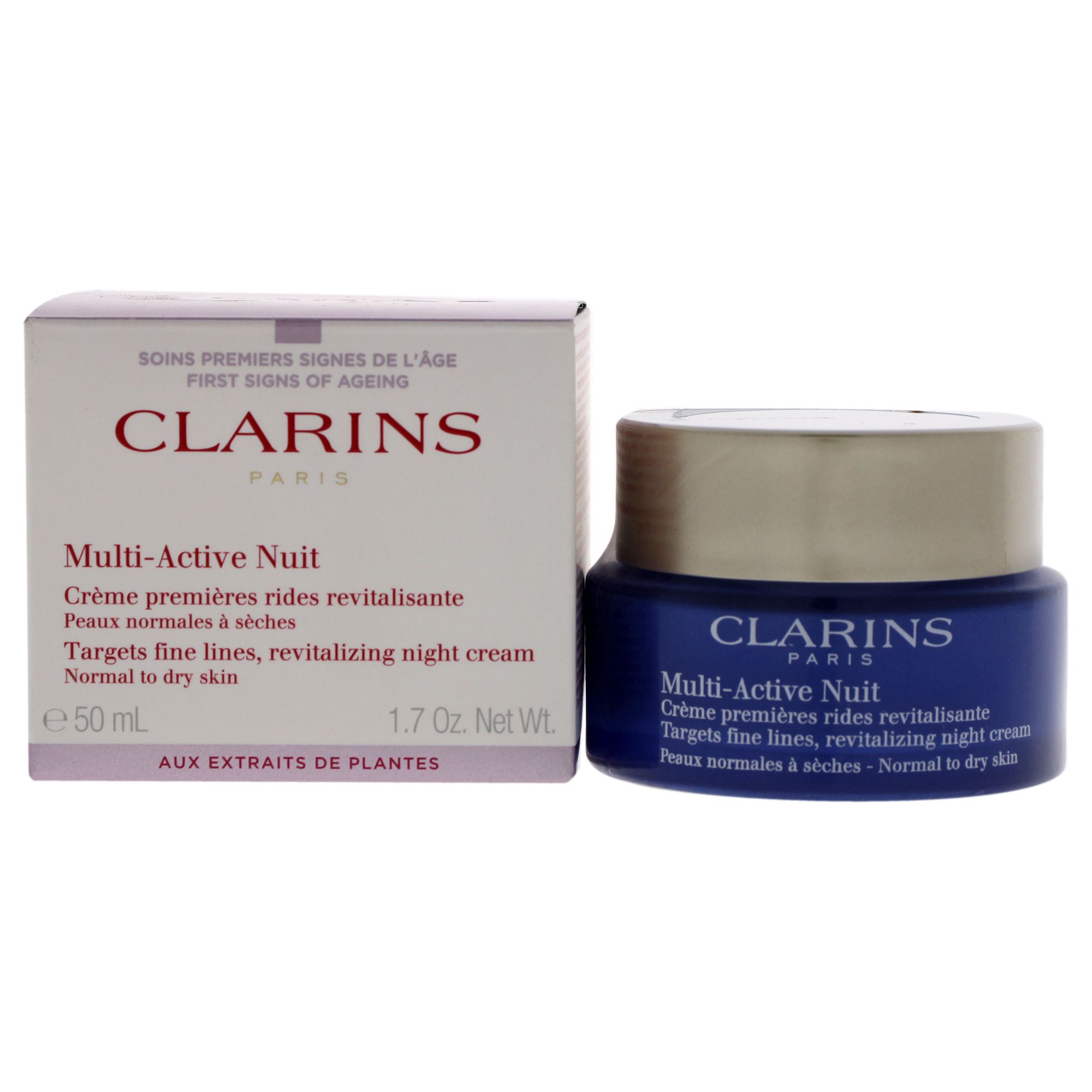 Foto 2 pulgar | Crema De Noche Multiactiva - Piel Normal A Seca De Clarins Para Unisex - 1.7 Oz Crema - Venta Internacional.