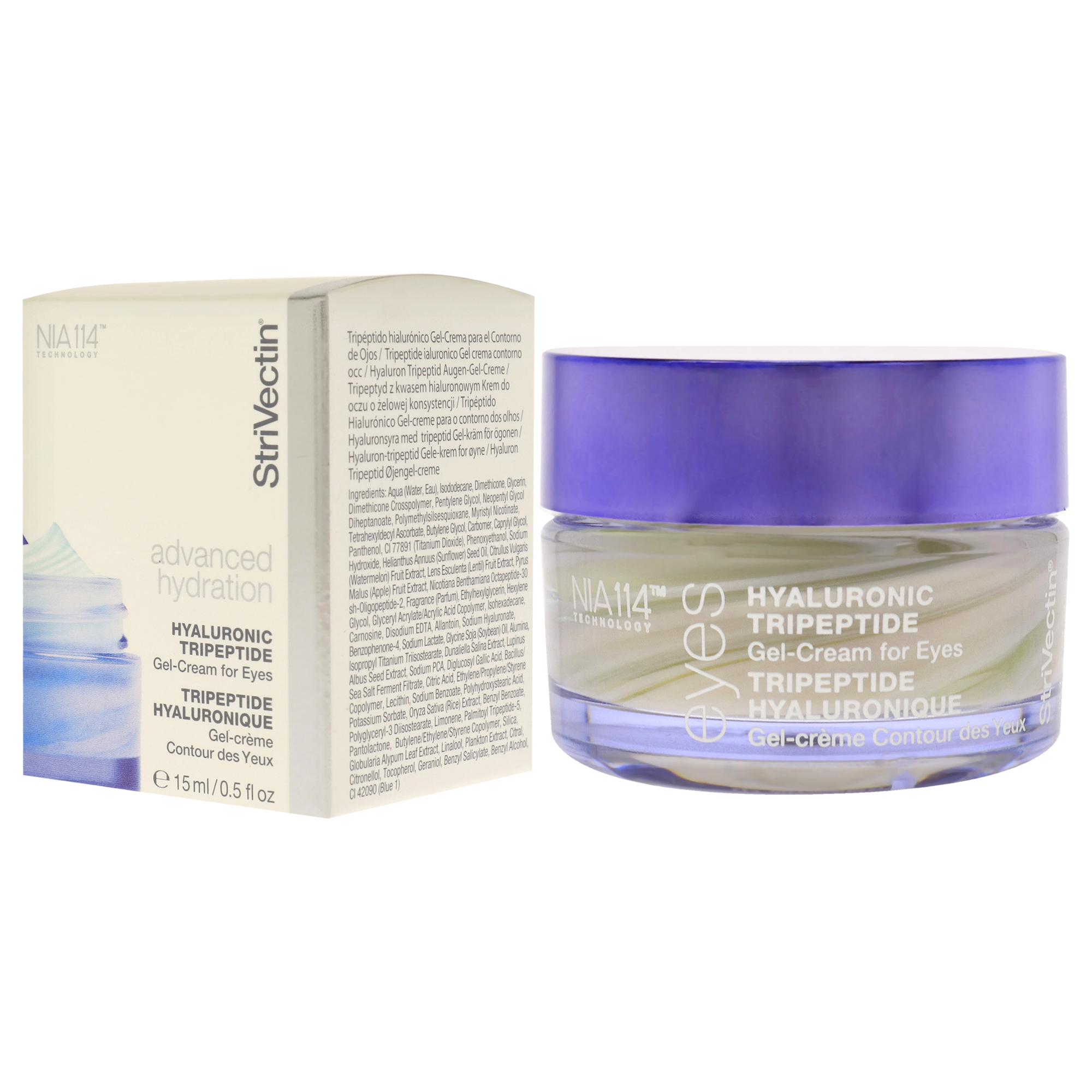 Foto 4 pulgar | Gel Y Crema Para Ojos Strivectin Hyaluronic Tripeptide 15 Ml - Venta Internacional.