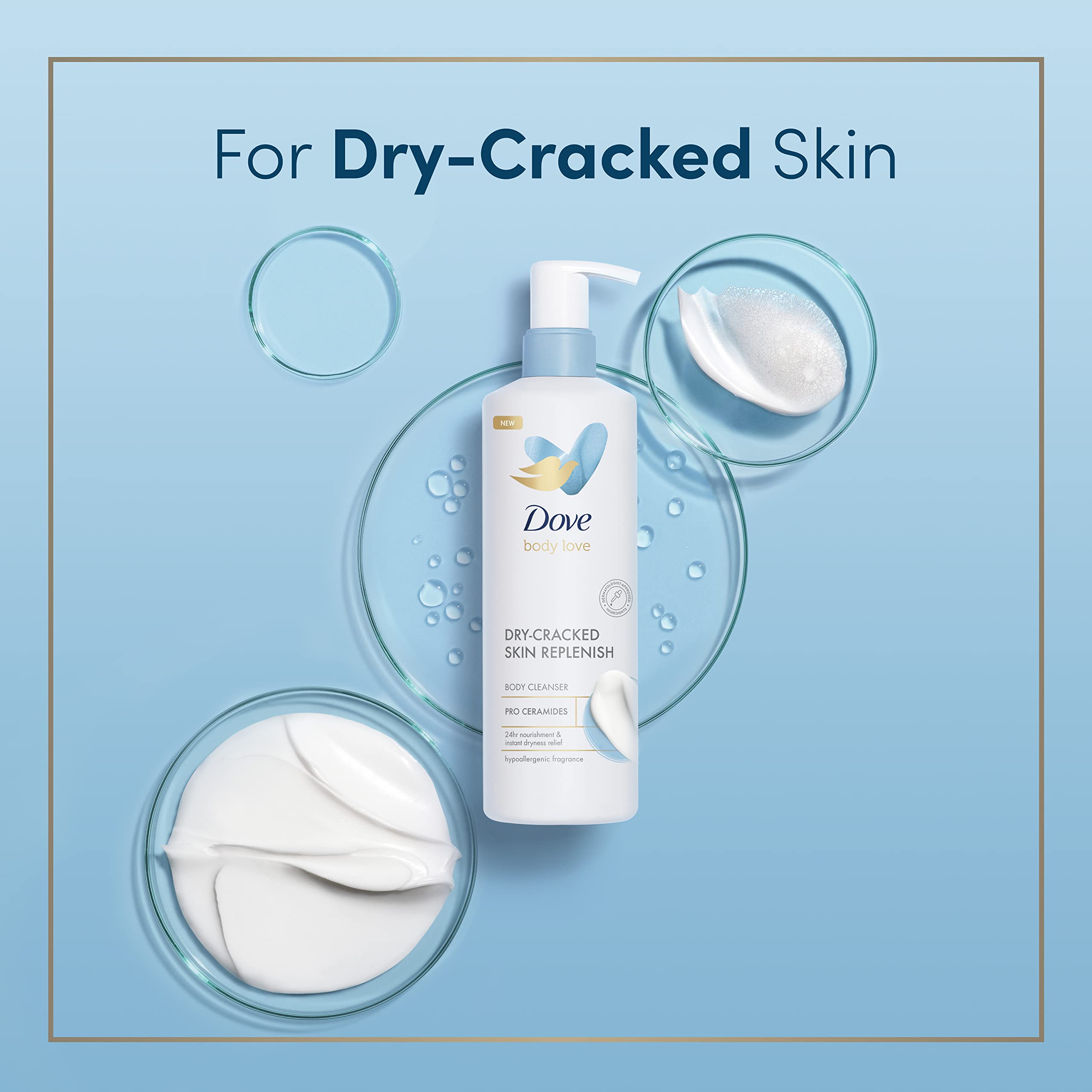 Foto 3 | Limpiador Corporal Dove Body Love 3 Piezas - Venta Internacional