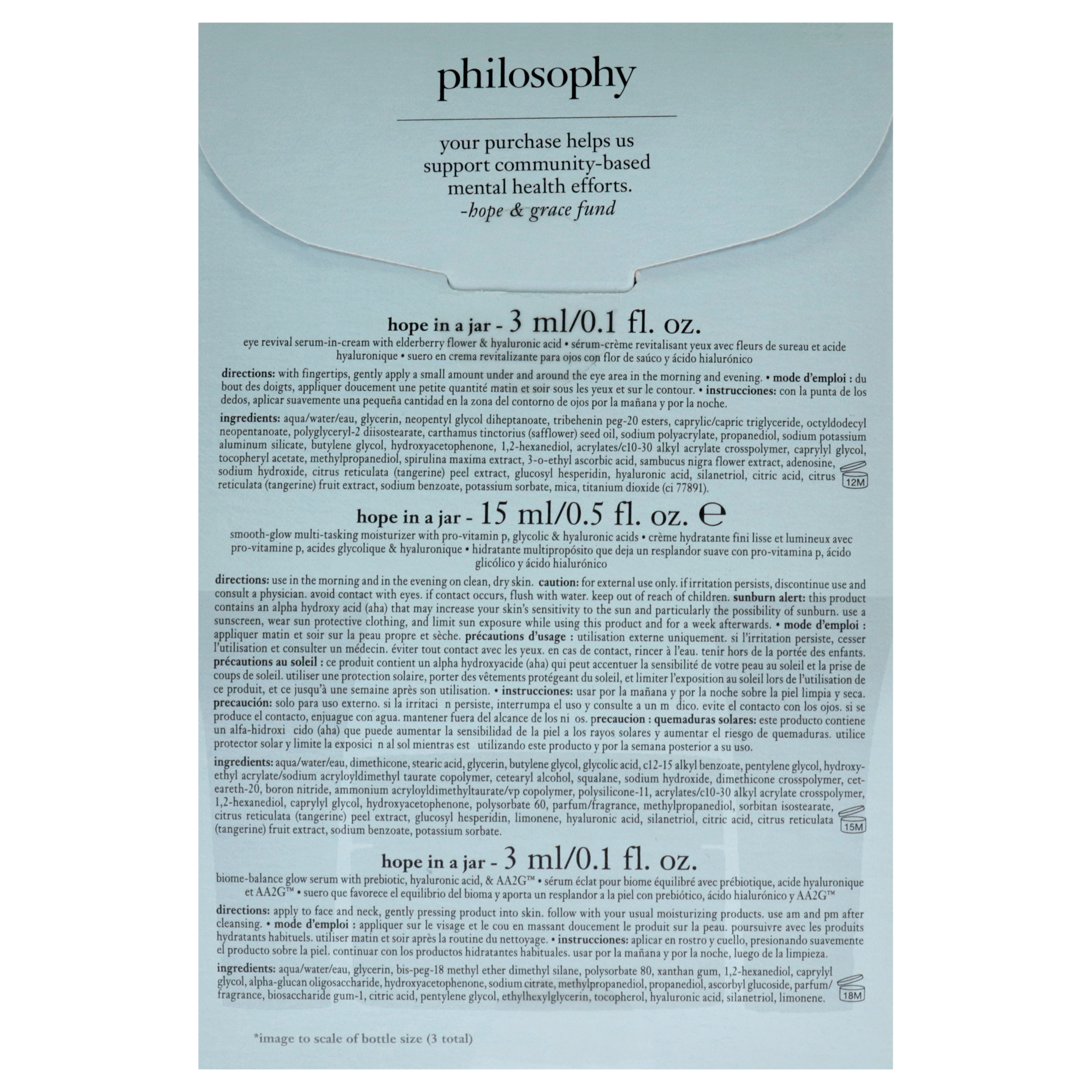 Foto 7 pulgar | Set de Cuidado de la Piel Philosophy Hope in a Jar para Hidratar Suavizar y Dar Brillo - Venta Internacional