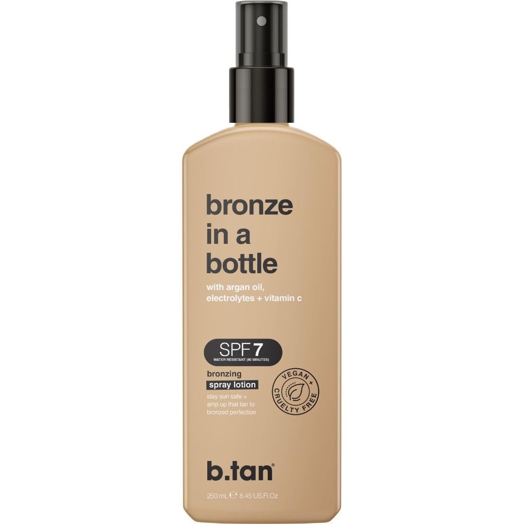 Foto 2 pulgar | Loción Bronceadora en Aerosol B.tan Bronze con Spf 7 250 Ml - Venta Internacional