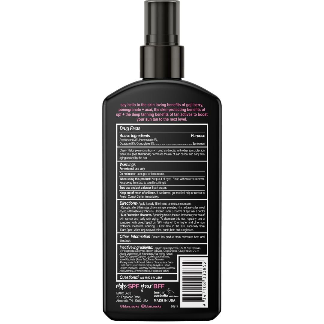 Foto 3 pulgar | Aceite Bronceador en Aerosol Seco B.tan Hello Sunshine SPF 7 240 ml - Venta Internacional