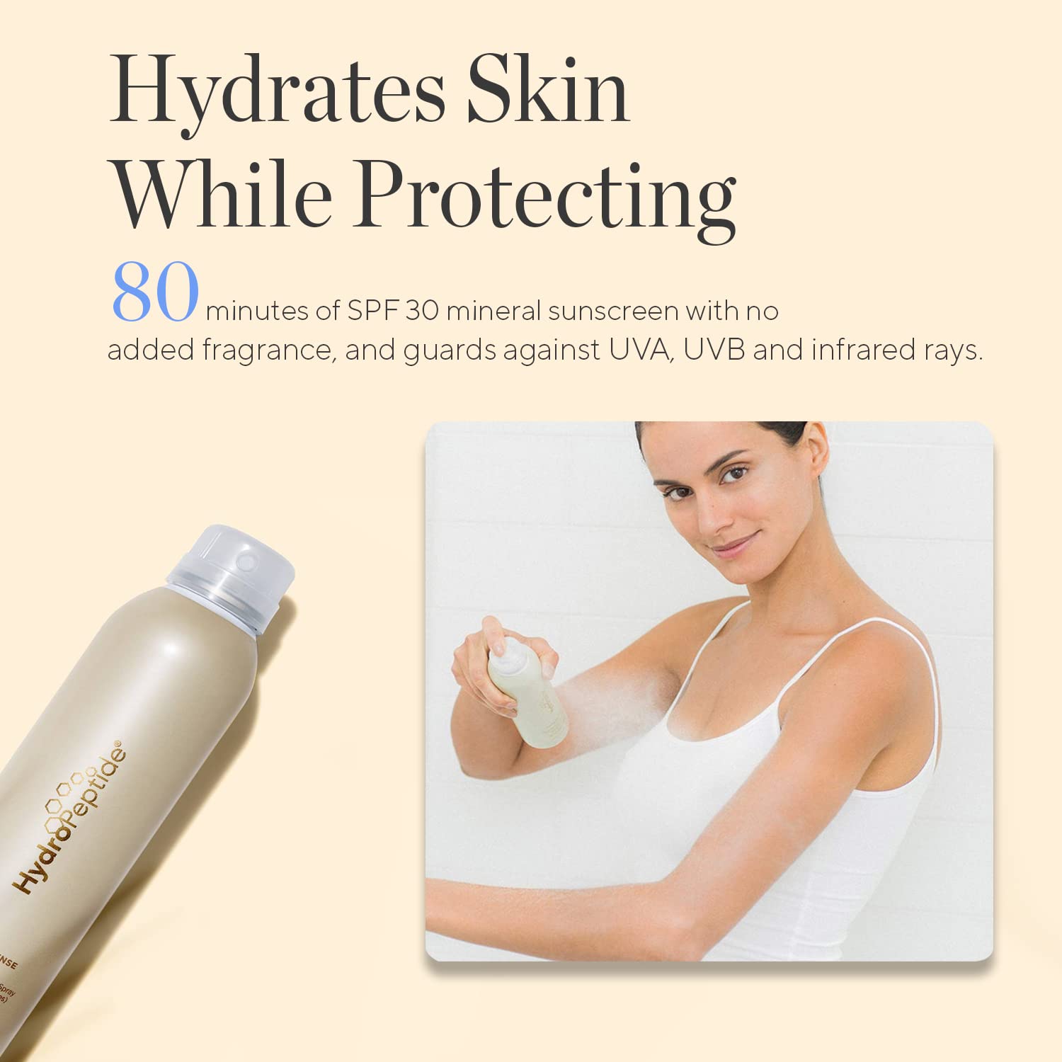 Foto 3 | Protector Solar Hydropeptide Solar Defense Body Spf 30 180 Ml - Venta Internacional.