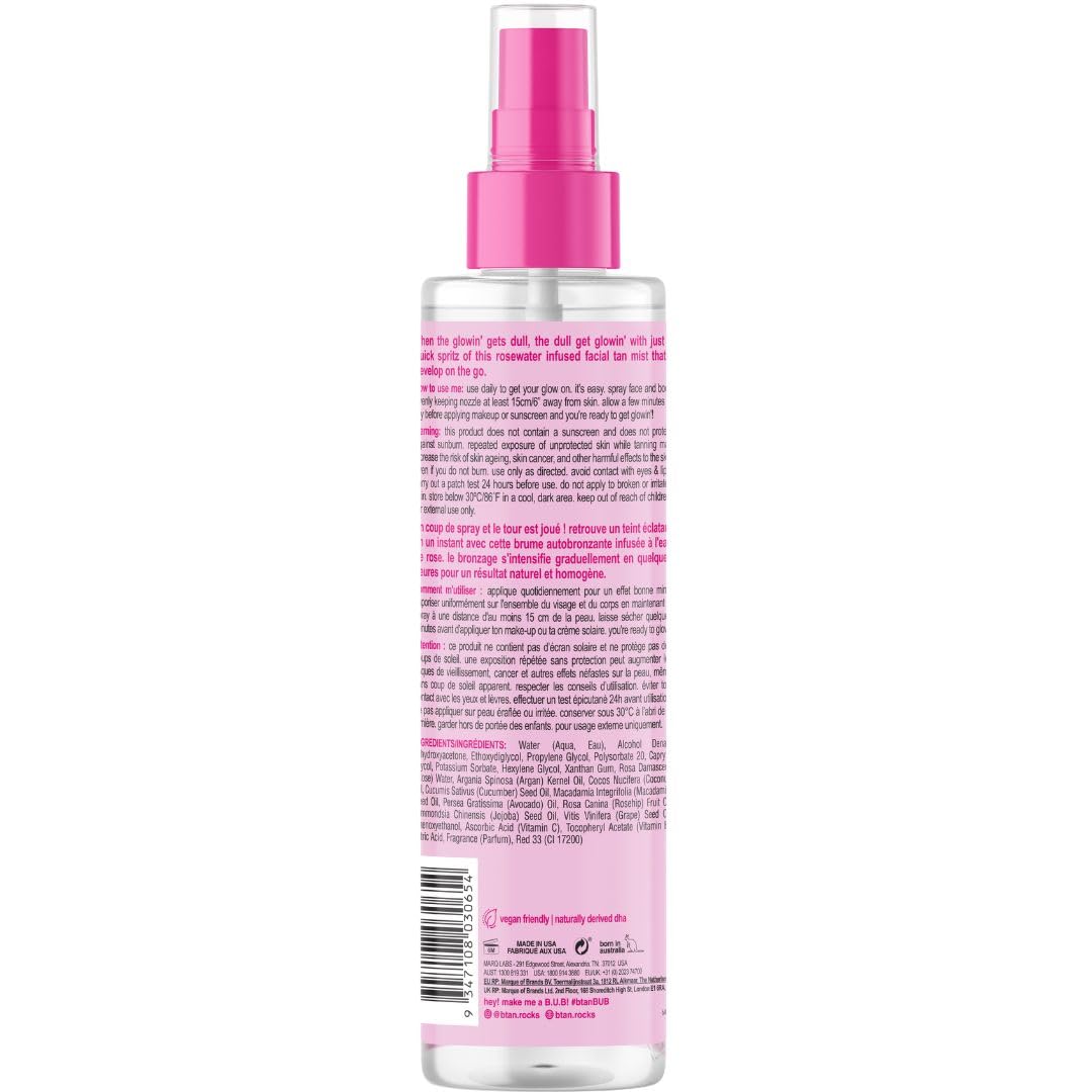 Foto 3 pulgar | Spray Bronceador Facial B.tan Clear Face Tan Mist 200 Ml - Venta Internacional.