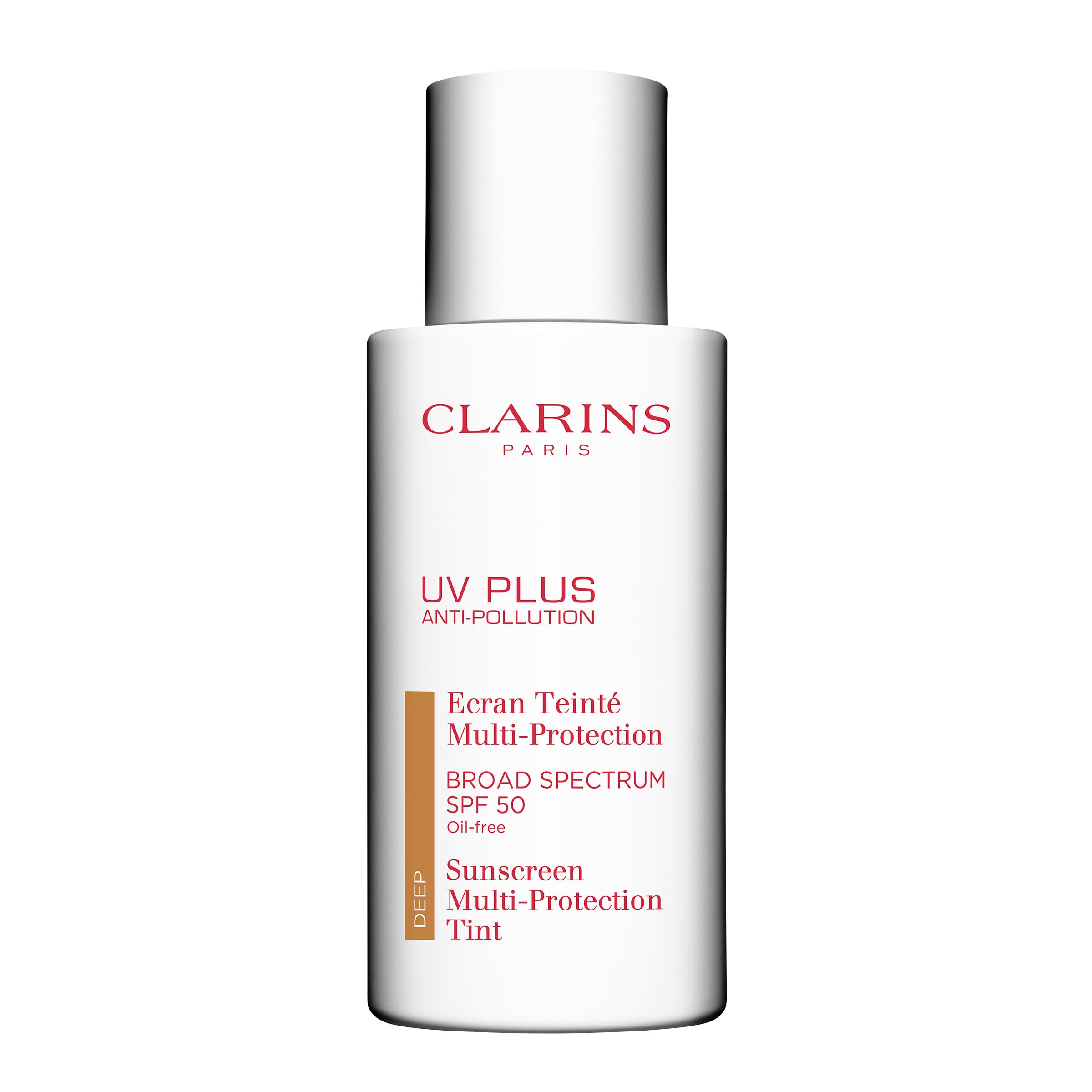 Protector Solar Clarins Uv Plus Antipolución Spf 50 Tintado - Venta Internacional.