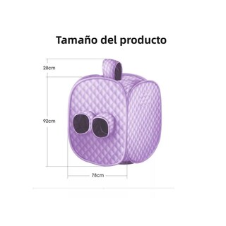 Foto 3 | Baño Vapor Sauna Portatil Spa Cuidado Personal Y Belleza Eo Safe Imports Esi-15040 Purpura