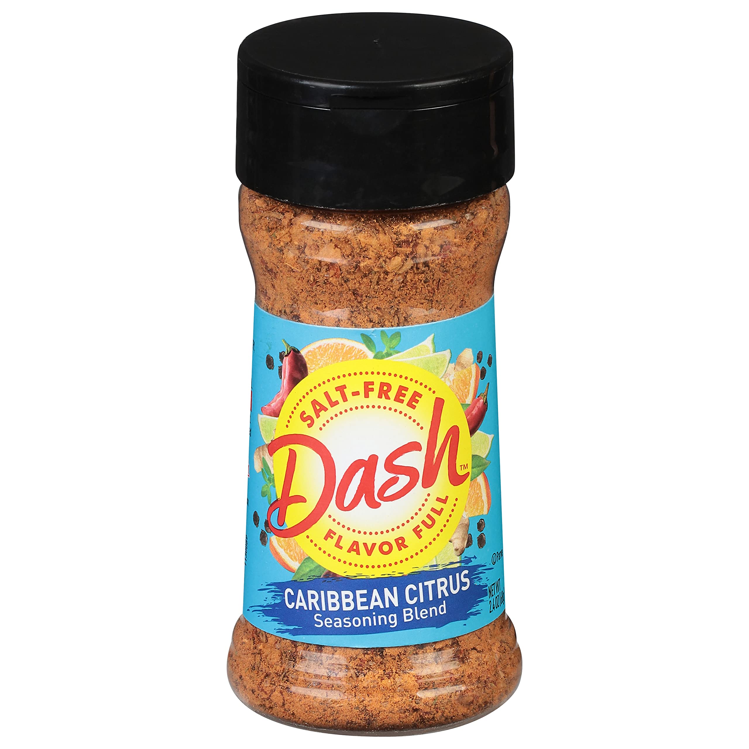 Mezcla De Condimentos Dash Caribbean Citrus 70 Ml Sin Sal - Venta Internacional.