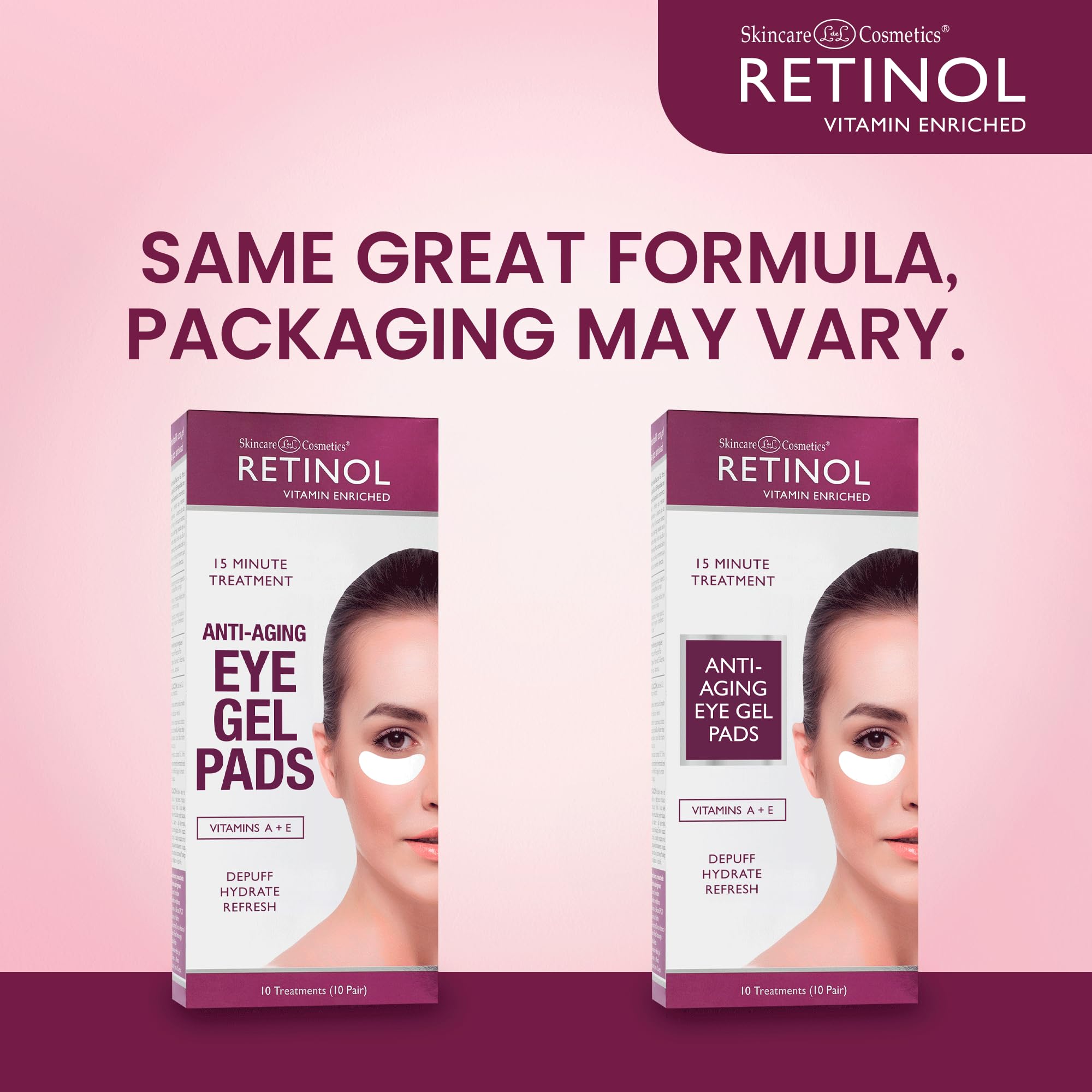 Foto 3 pulgar | Almohadillas De Gel Para Ojos, Retinol, Antienvejecimiento, El Tratamiento Antiarrugas Original - Venta Internacional.