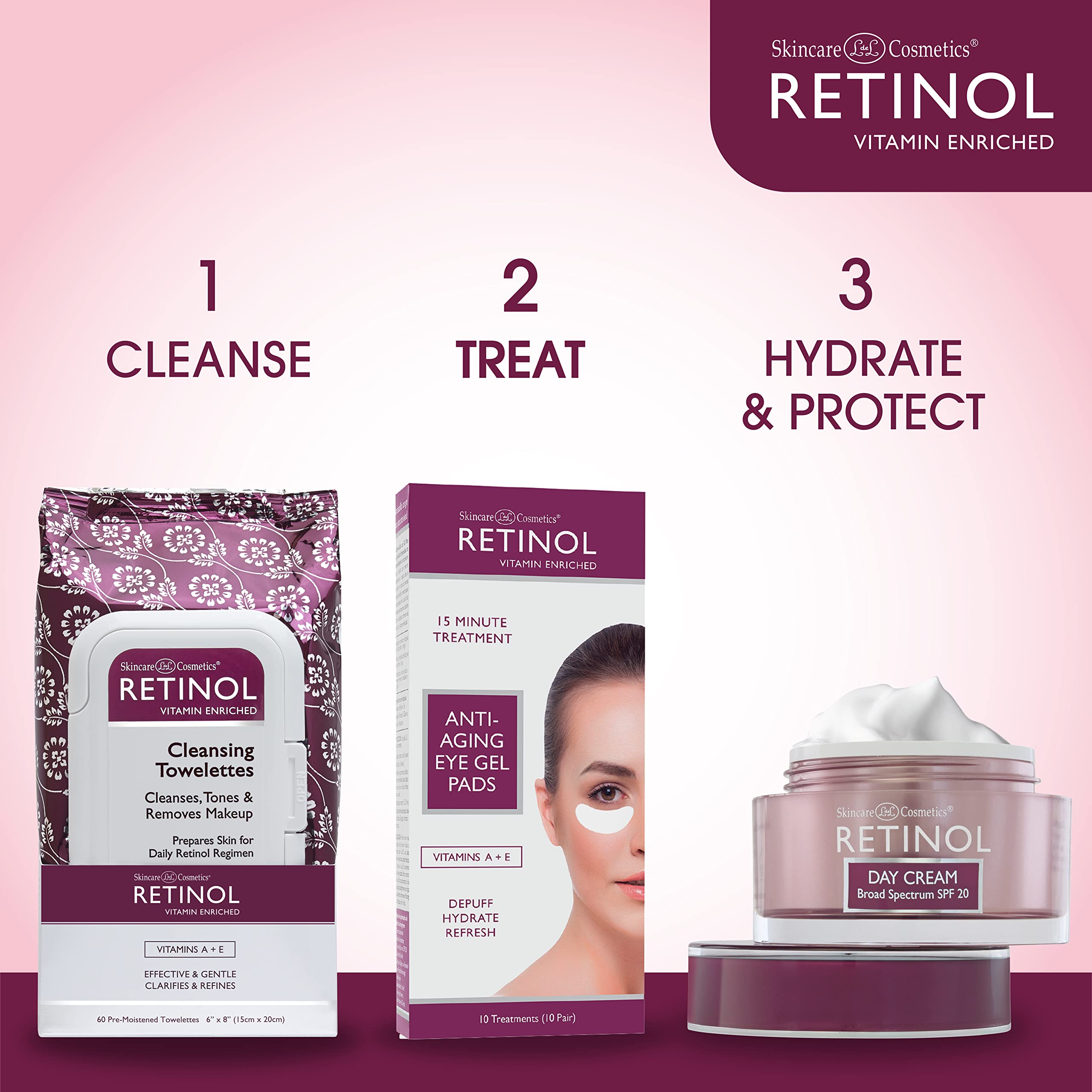 Foto 8 pulgar | Almohadillas De Gel Para Ojos, Retinol, Antienvejecimiento, El Tratamiento Antiarrugas Original - Venta Internacional.