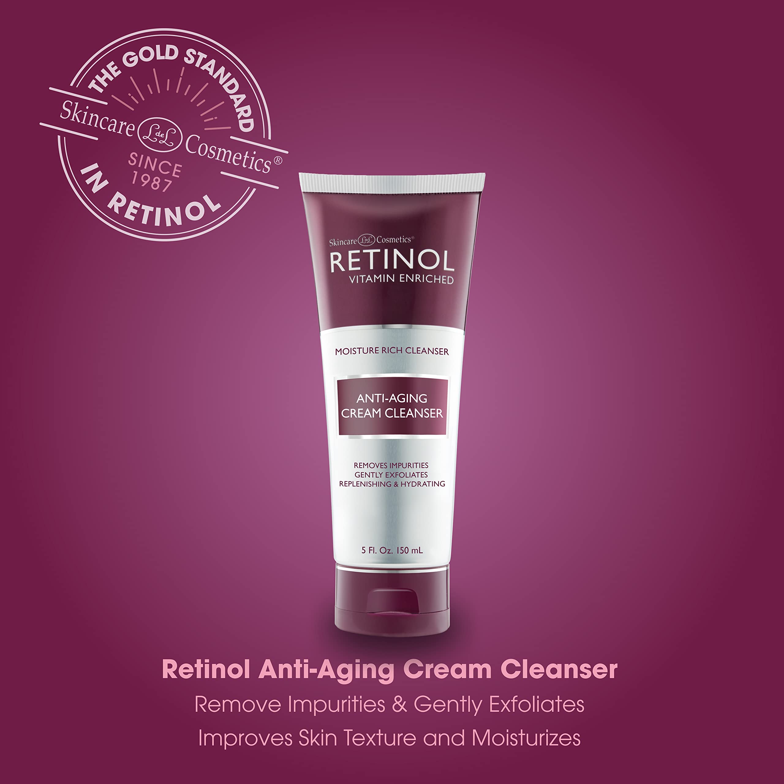 Foto 4 pulgar | Crema Limpiadora Antienvejecimiento Con Retinol, 150 Ml, Para El Cuidado De La Piel Ldel - Venta Internacional.