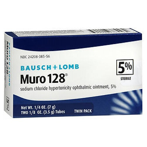 Pomada Oftálmica Estéril Para Ojos Bausch And Lomb Muro 128  - Venta Internacional.