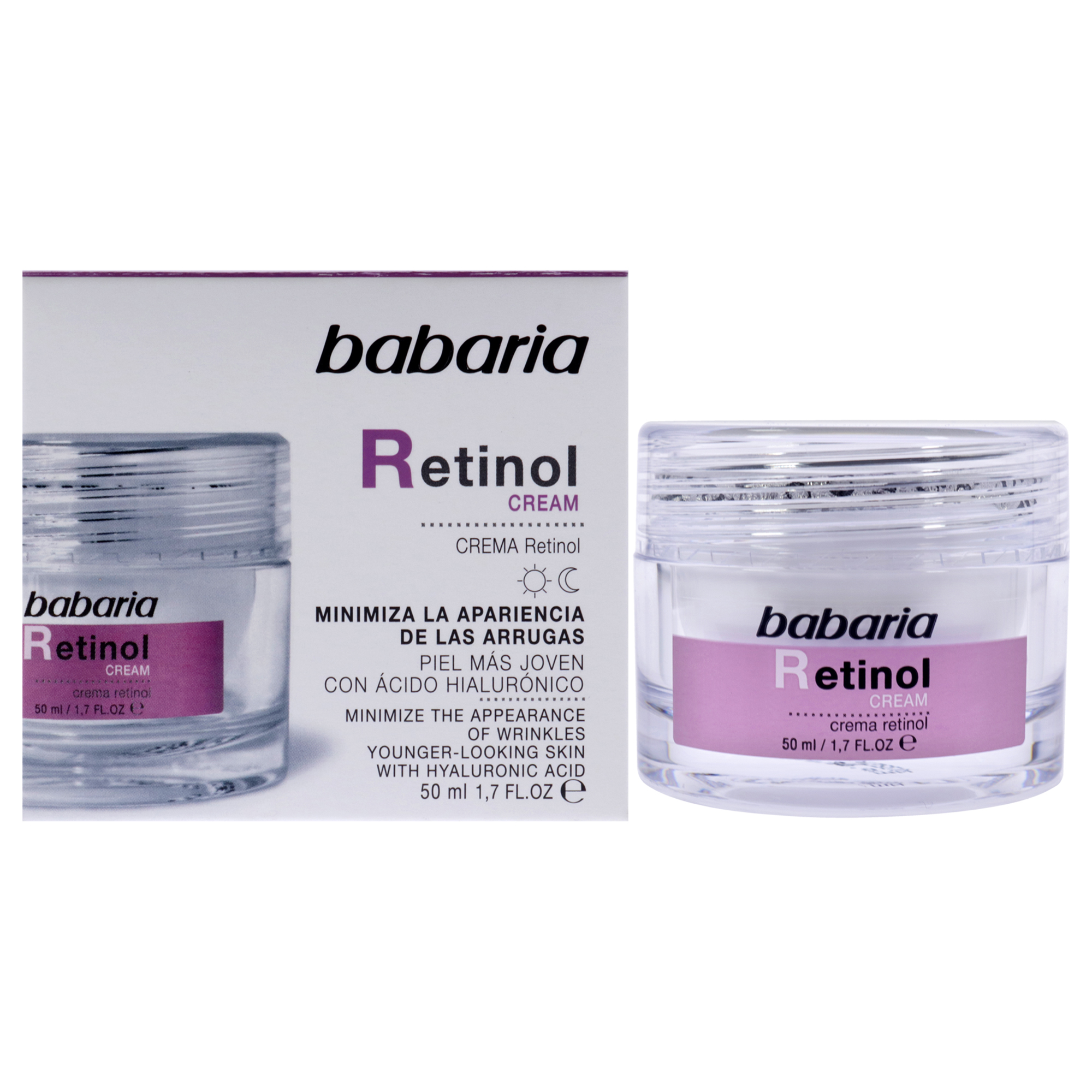 Foto 2 pulgar | Crema Rejuvenecedora Facial Babaria Retinol 50 Ml Para Mujeres - Venta Internacional.