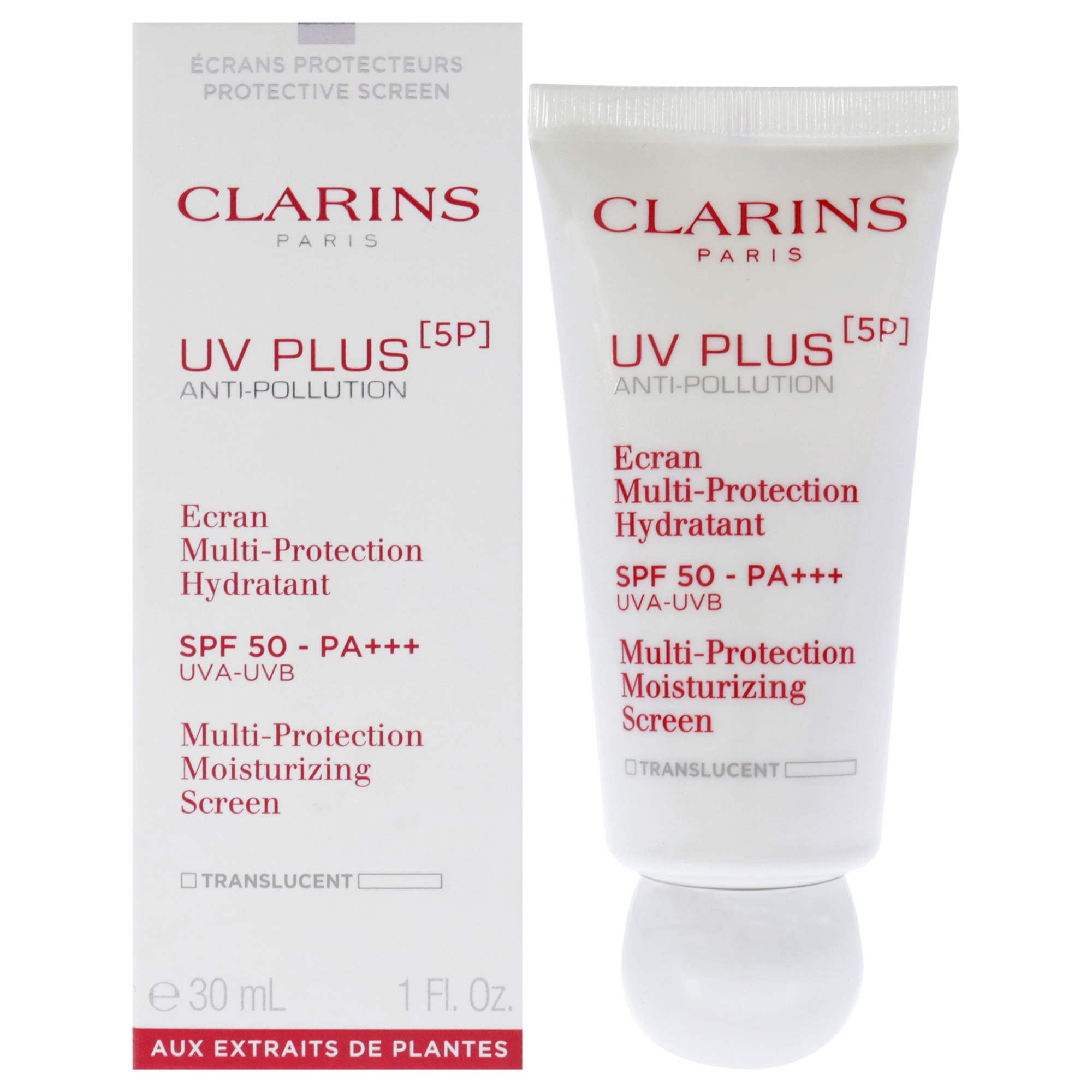 Mascarilla Facial Clarins Uv Plus Antipolución Spf 50 Pa+ Unisex - Venta Internacional.