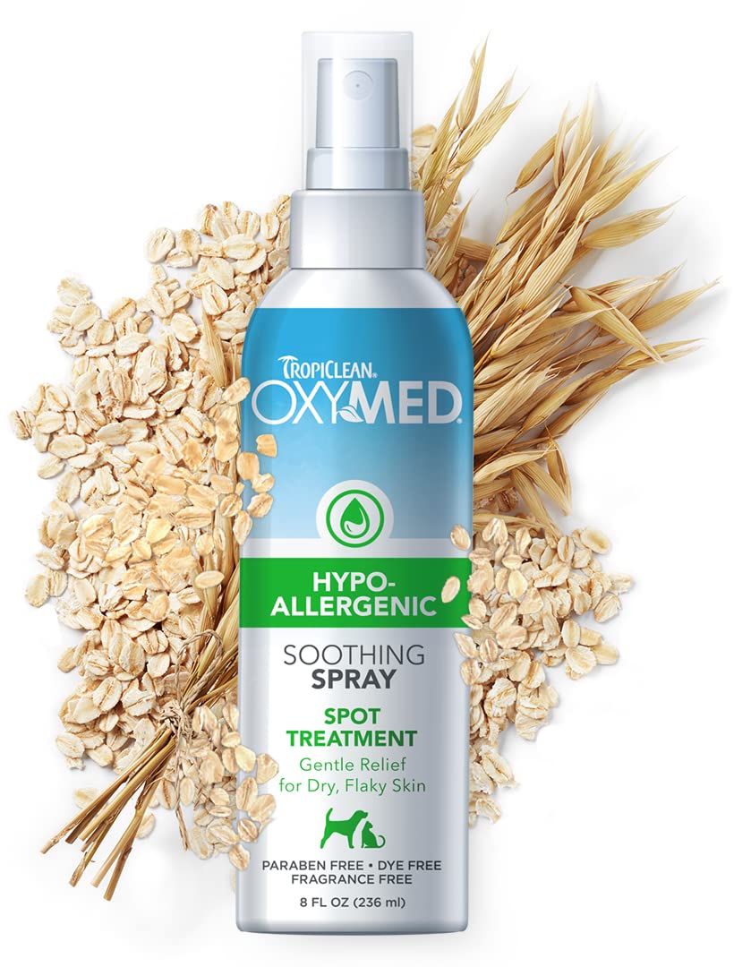 Spray Hipoalergénico Tropiclean Oxymed Para Aliviar La Comezón, 240 Ml - Venta Internacional.