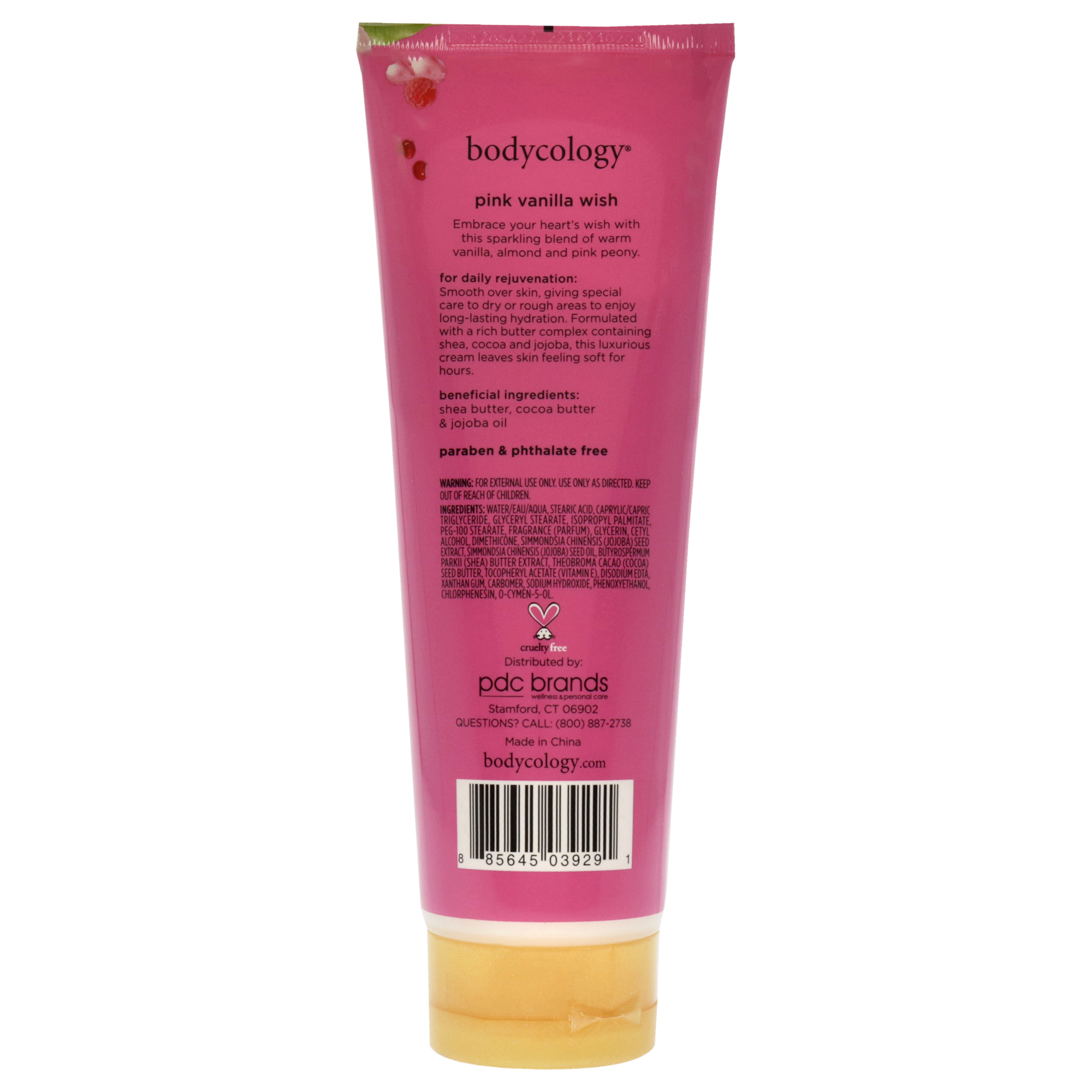 Foto 3 pulgar | Crema Corporal Bodycology Pink Vanilla Wish Para Mujer 236ml - Venta Internacional.