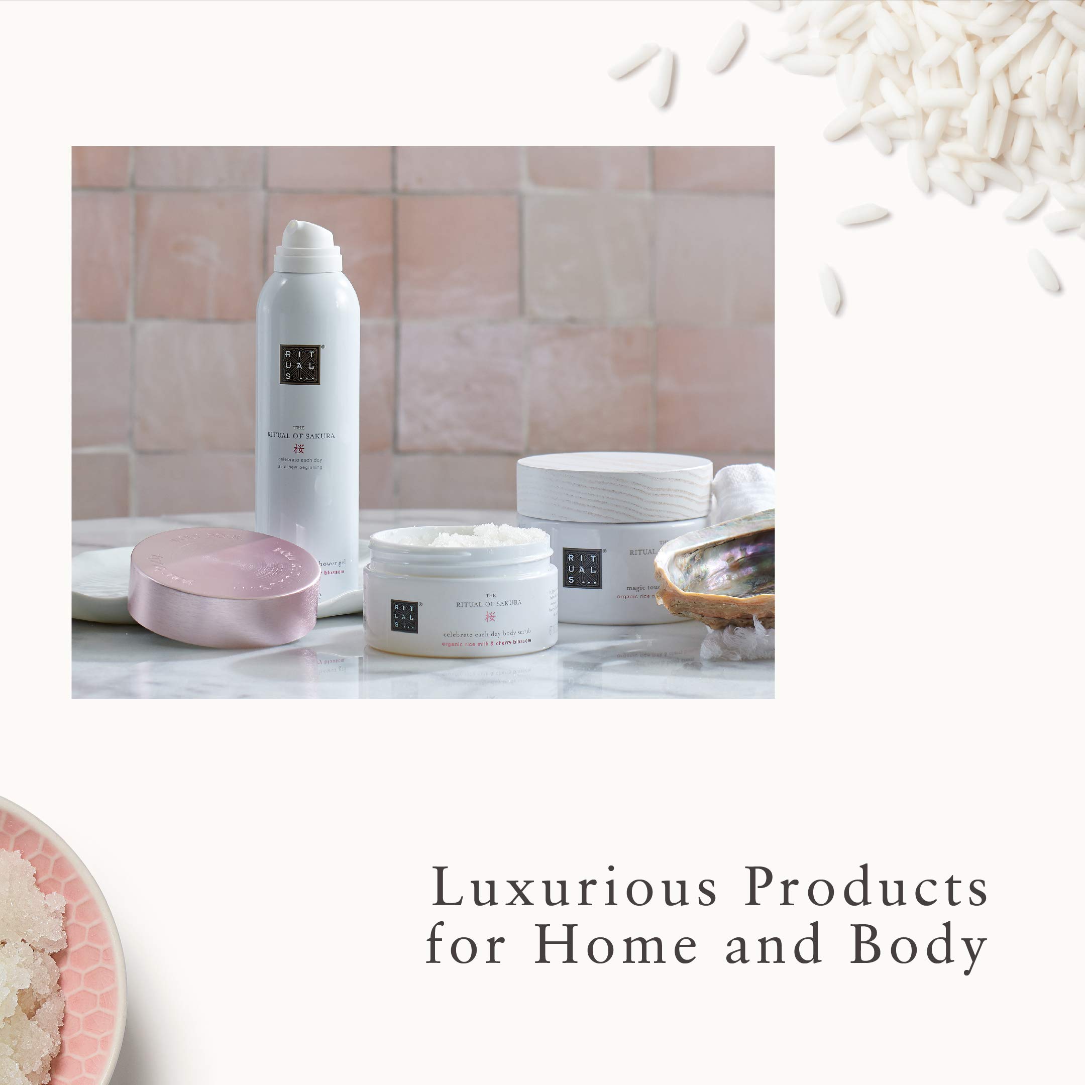 Foto 5 pulgar | Exfoliante Corporal Rituals The Ritual Of Sakura 260 Ml Unisex - Venta Internacional.