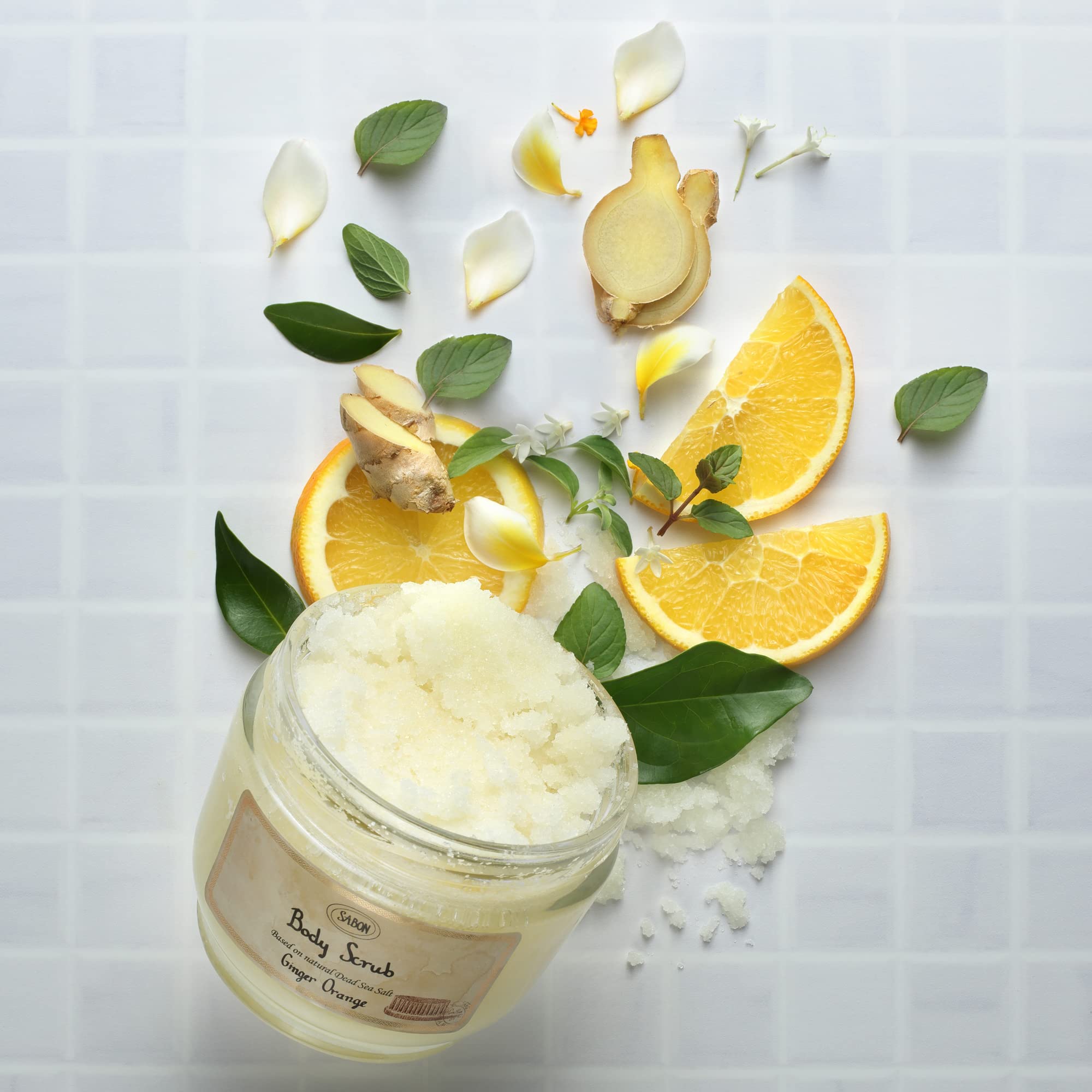 Foto 5 pulgar | Exfoliante Corporal Sabon, Jengibre Y Naranja, Sal Del Mar Muerto, 330 Ml - Venta Internacional.